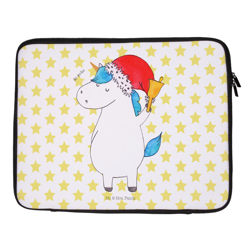 Notebook Tasche Einhorn Weihnachtsmann Notebook Tasche, Laptop, Computertasche, Tasche, Notebook-Tasche, Notebook-Reisehülle, Notebook Schutz, Einhorn, Einhörner, Einhorn Deko, Pegasus, Unicorn, Gin, Schokolade, Schoki, Weihnachten, Weihnachtsmann, Nikolaus, Wunschzettel, Wunschliste, Feenstaub