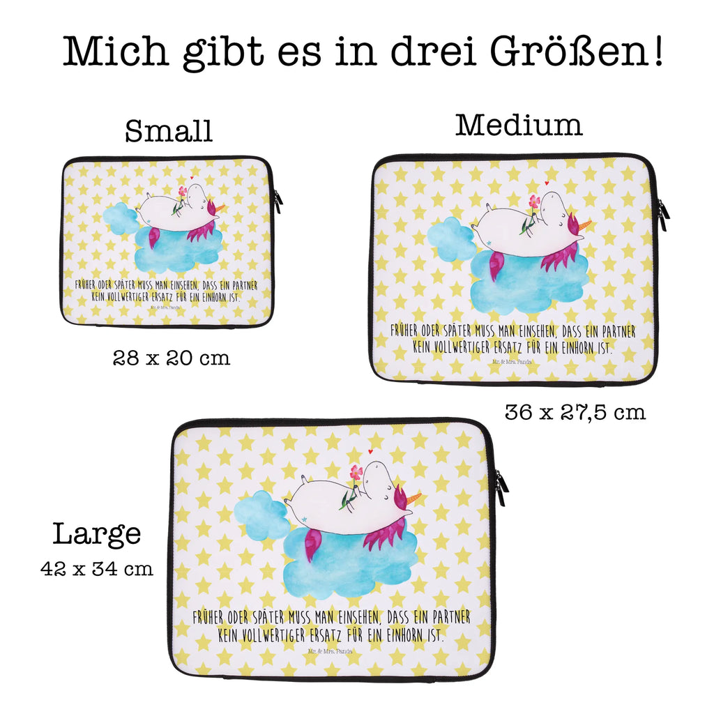 Notebook Tasche Einhorn Verliebt Notebook Tasche, Laptop, Computertasche, Tasche, Notebook-Tasche, Notebook-Reisehülle, Notebook Schutz, Einhorn, Einhörner, Einhorn Deko, Pegasus, Unicorn, verliebt, Liebe, Liebesbeweis, Freundin, Wolke