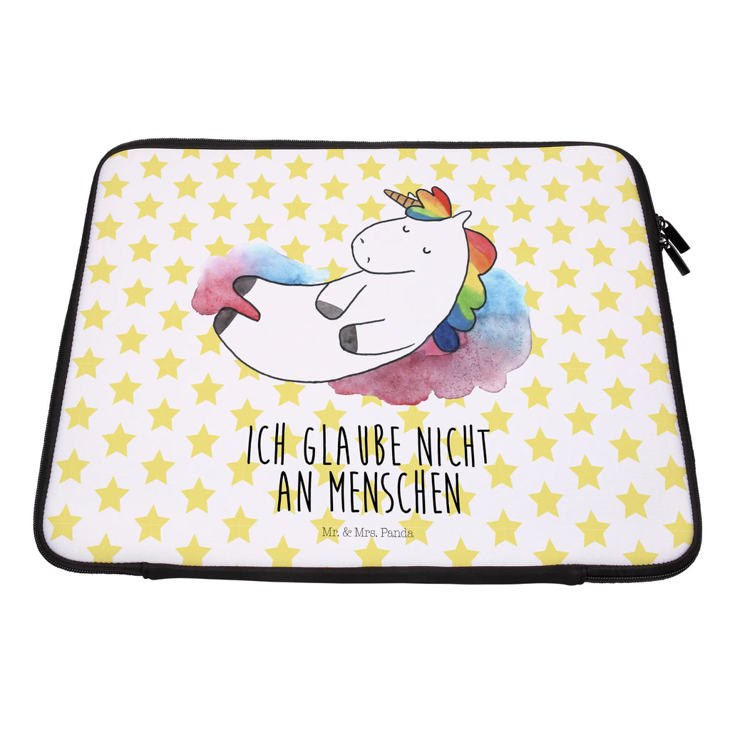 Notebook Tasche Einhorn Wolke 7 Notebook Tasche, Laptop, Computertasche, Tasche, Notebook-Tasche, Notebook-Reisehülle, Notebook Schutz, Einhorn, Einhörner, Einhorn Deko, Pegasus, Unicorn, verliebt, Menschen, witzig, lustig, Geschenk, Glaube, Realität, Lächeln