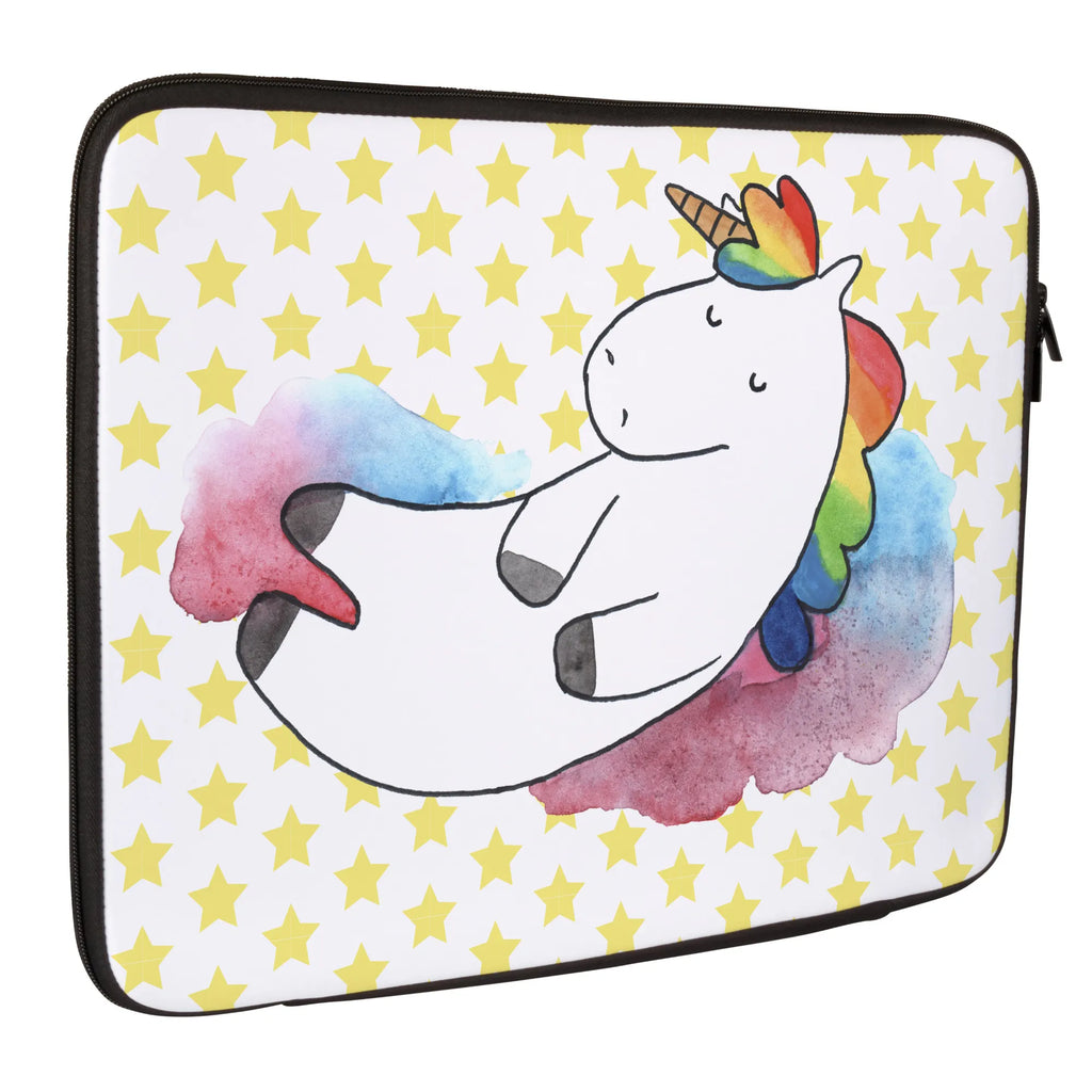 Notebook Tasche Einhorn Wolke 7 Notebook Tasche, Laptop, Computertasche, Tasche, Notebook-Tasche, Notebook-Reisehülle, Notebook Schutz, Einhorn, Einhörner, Einhorn Deko, Pegasus, Unicorn, verliebt, Menschen, witzig, lustig, Geschenk, Glaube, Realität, Lächeln