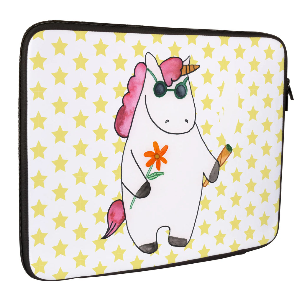 Notebook Tasche Einhorn Woodstock Notebook Tasche, Laptop, Computertasche, Tasche, Notebook-Tasche, Notebook-Reisehülle, Notebook Schutz, Einhorn, Einhörner, Einhorn Deko, Pegasus, Unicorn, Kiffen, Joint, Zigarette, Alkohol, Party, Spaß. lustig, witzig, Woodstock