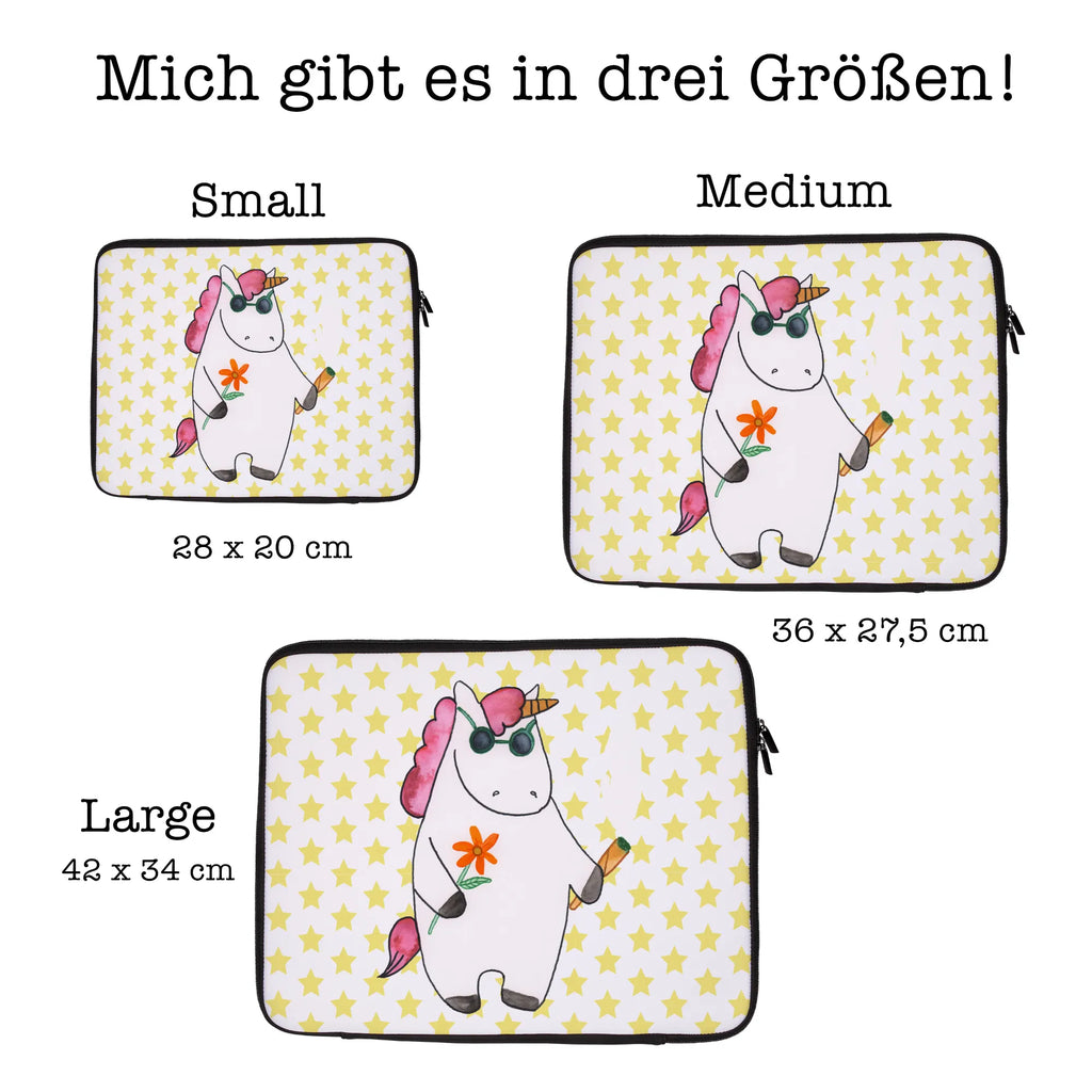 Notebook Tasche Einhorn Woodstock Notebook Tasche, Laptop, Computertasche, Tasche, Notebook-Tasche, Notebook-Reisehülle, Notebook Schutz, Einhorn, Einhörner, Einhorn Deko, Pegasus, Unicorn, Kiffen, Joint, Zigarette, Alkohol, Party, Spaß. lustig, witzig, Woodstock