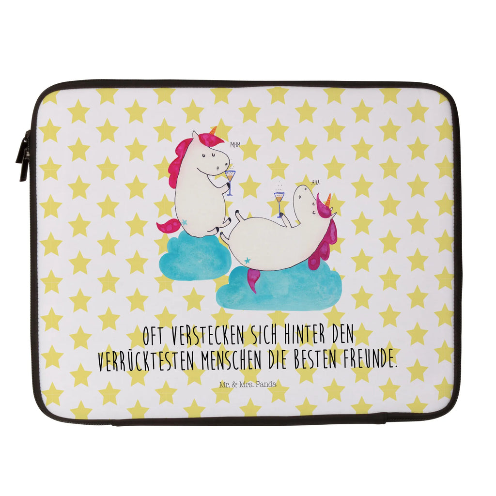 Notebook Tasche Einhorn Sekt Notebook Tasche, Laptop, Computertasche, Tasche, Notebook-Tasche, Notebook-Reisehülle, Notebook Schutz, Einhorn, Einhörner, Einhorn Deko, Pegasus, Unicorn, Freundinnen, Freundin, BFF, Sekt, Mädelsabend, Spaß, Party, Korken, Anstoßen, Beste