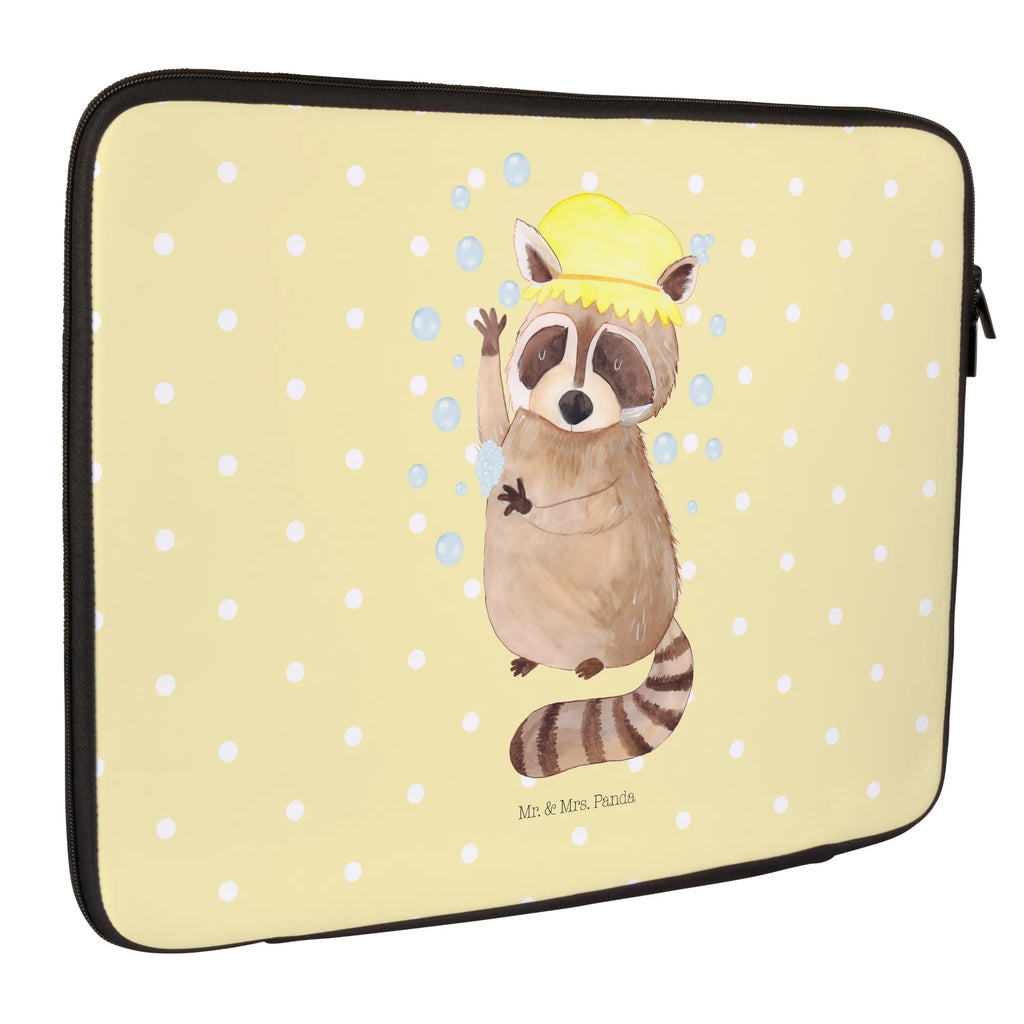 Notebook Tasche Waschbär Notebook Tasche, Laptop, Computertasche, Tasche, Notebook-Tasche, Notebook-Reisehülle, Notebook Schutz, Tiermotive, Gute Laune, lustige Sprüche, Tiere, Waschbär, Tagträumen, Plan, Fröhlich, waschen, Seifenblasen