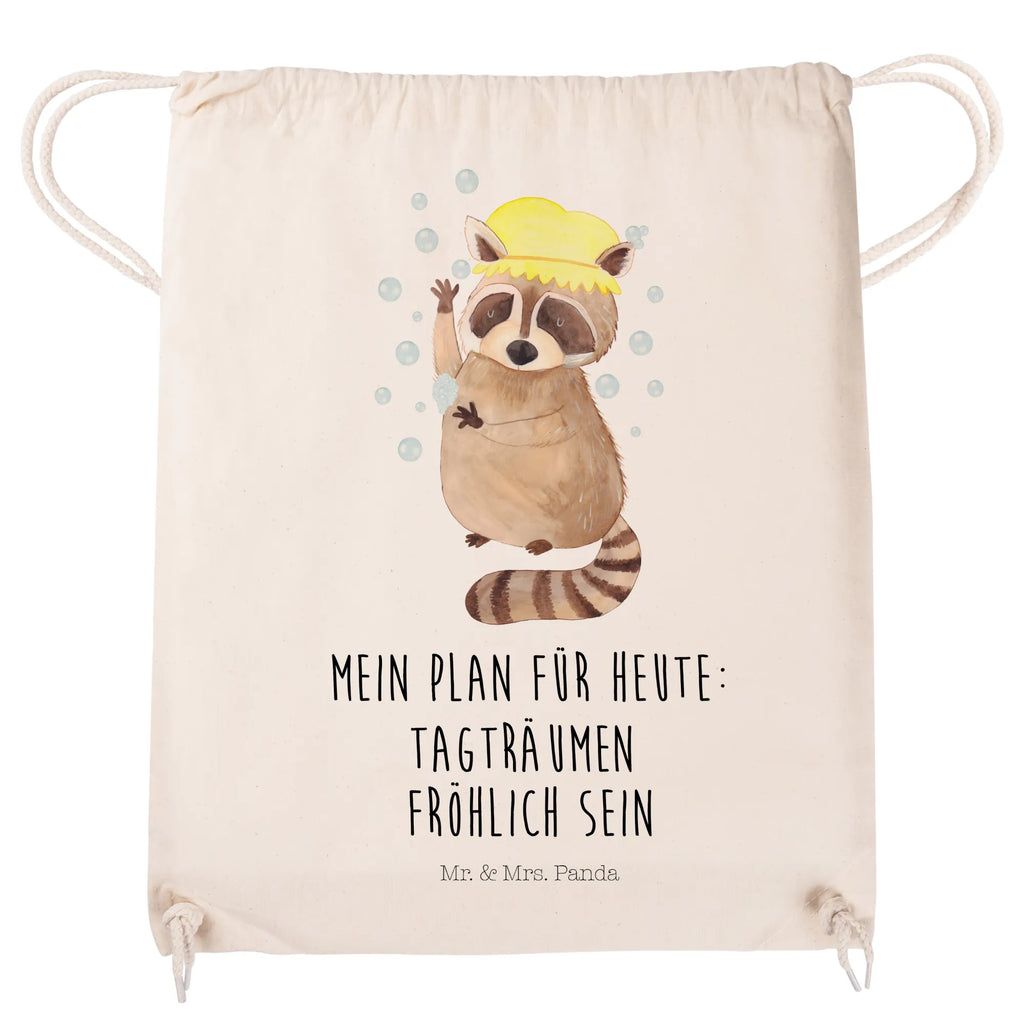 Sportbeutel Waschbär Sportbeutel, Turnbeutel, Beutel, Sporttasche, Tasche, Stoffbeutel, Sportbeutel Kinder, Gymsack, Beutel Rucksack, Kleine Sporttasche, Sportzubehör, Turnbeutel Baumwolle, Tiermotive, Gute Laune, lustige Sprüche, Tiere, Waschbär, Tagträumen, Plan, Fröhlich, waschen, Seifenblasen