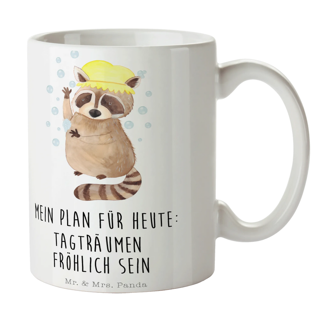 Tasse Waschbär Tasse, Kaffeetasse, Teetasse, Becher, Kaffeebecher, Teebecher, Keramiktasse, Porzellantasse, Büro Tasse, Geschenk Tasse, Tasse Sprüche, Tasse Motive, Kaffeetassen, Tasse bedrucken, Designer Tasse, Cappuccino Tassen, Schöne Teetassen, Tiermotive, Gute Laune, lustige Sprüche, Tiere, Waschbär, Tagträumen, Plan, Fröhlich, waschen, Seifenblasen