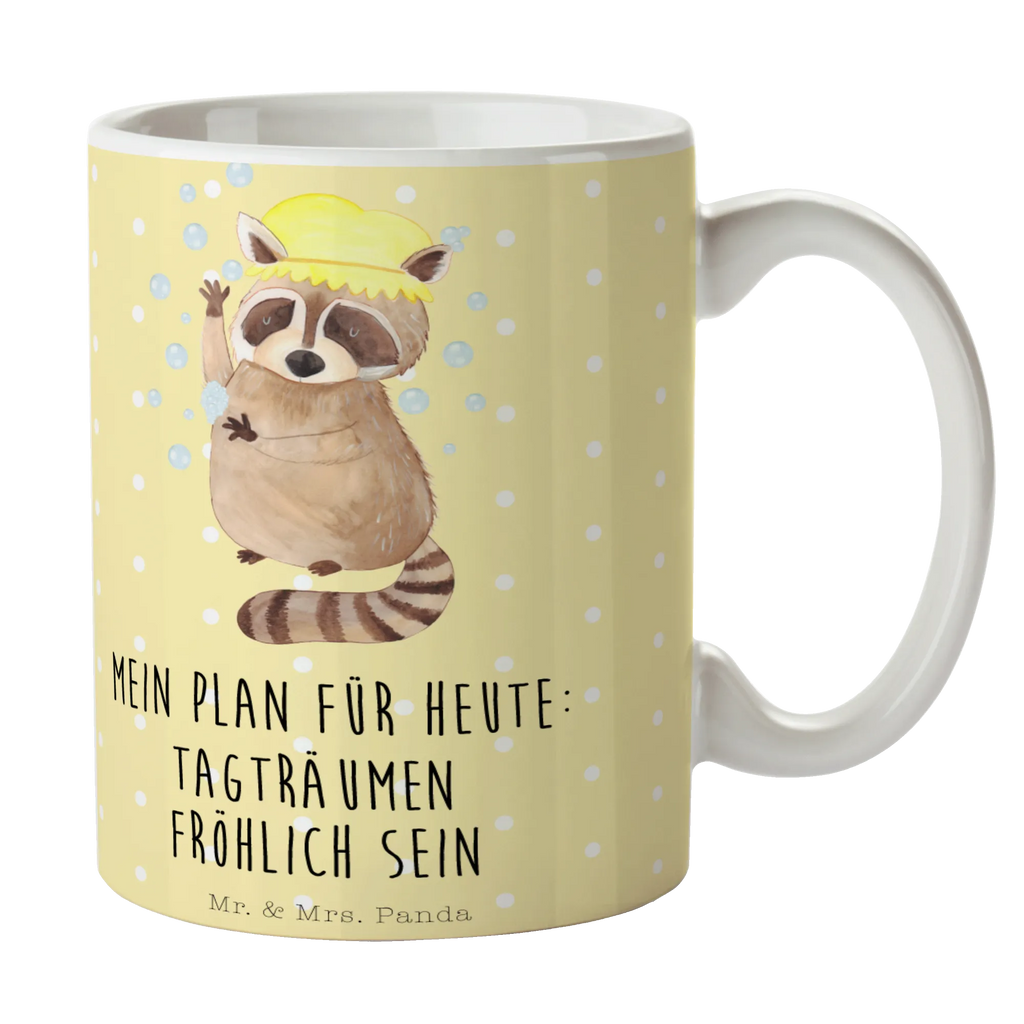 Tasse Waschbär Tasse, Kaffeetasse, Teetasse, Becher, Kaffeebecher, Teebecher, Keramiktasse, Porzellantasse, Büro Tasse, Geschenk Tasse, Tasse Sprüche, Tasse Motive, Kaffeetassen, Tasse bedrucken, Designer Tasse, Cappuccino Tassen, Schöne Teetassen, Tiermotive, Gute Laune, lustige Sprüche, Tiere, Waschbär, Tagträumen, Plan, Fröhlich, waschen, Seifenblasen