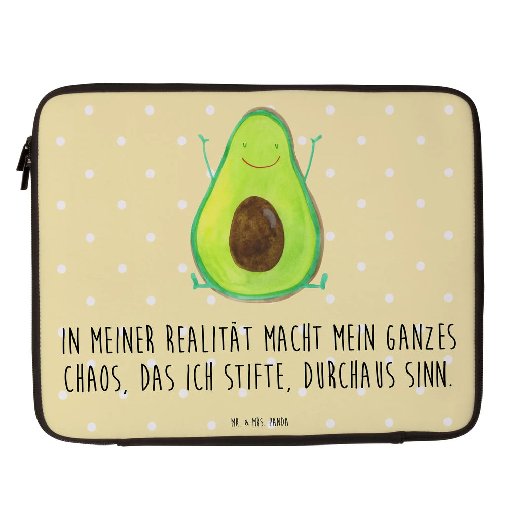 Notebook Tasche Avocado Glücklich Notebook Tasche, Laptop, Computertasche, Tasche, Notebook-Tasche, Notebook-Reisehülle, Notebook Schutz, Avocado, Veggie, Vegan, Gesund, Chaos