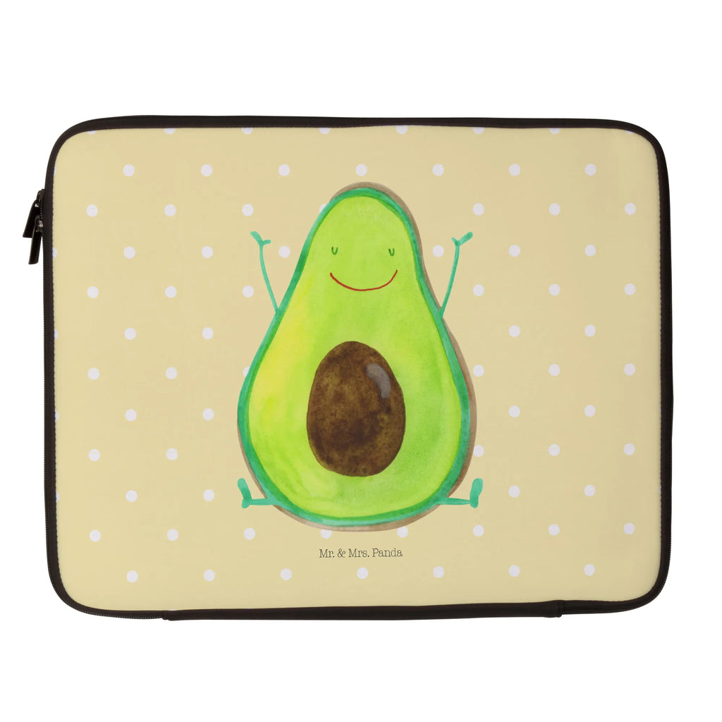 Notebook Tasche Avocado Glücklich Notebook Tasche, Laptop, Computertasche, Tasche, Notebook-Tasche, Notebook-Reisehülle, Notebook Schutz, Avocado, Veggie, Vegan, Gesund, Chaos