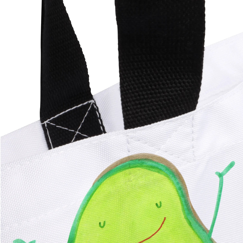 Shopper Avocado Glücklich Beutel, Einkaufstasche, Tasche, Strandtasche, Einkaufsbeutel, Shopper, Schultasche, Freizeittasche, Tragebeutel, Schulbeutel, Alltagstasche, Avocado, Veggie, Vegan, Gesund, Chaos