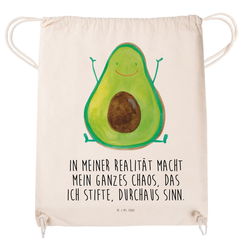 Sportbeutel Avocado Glücklich Sportbeutel, Turnbeutel, Beutel, Sporttasche, Tasche, Stoffbeutel, Sportbeutel Kinder, Gymsack, Beutel Rucksack, Kleine Sporttasche, Sportzubehör, Turnbeutel Baumwolle, Avocado, Veggie, Vegan, Gesund, Chaos