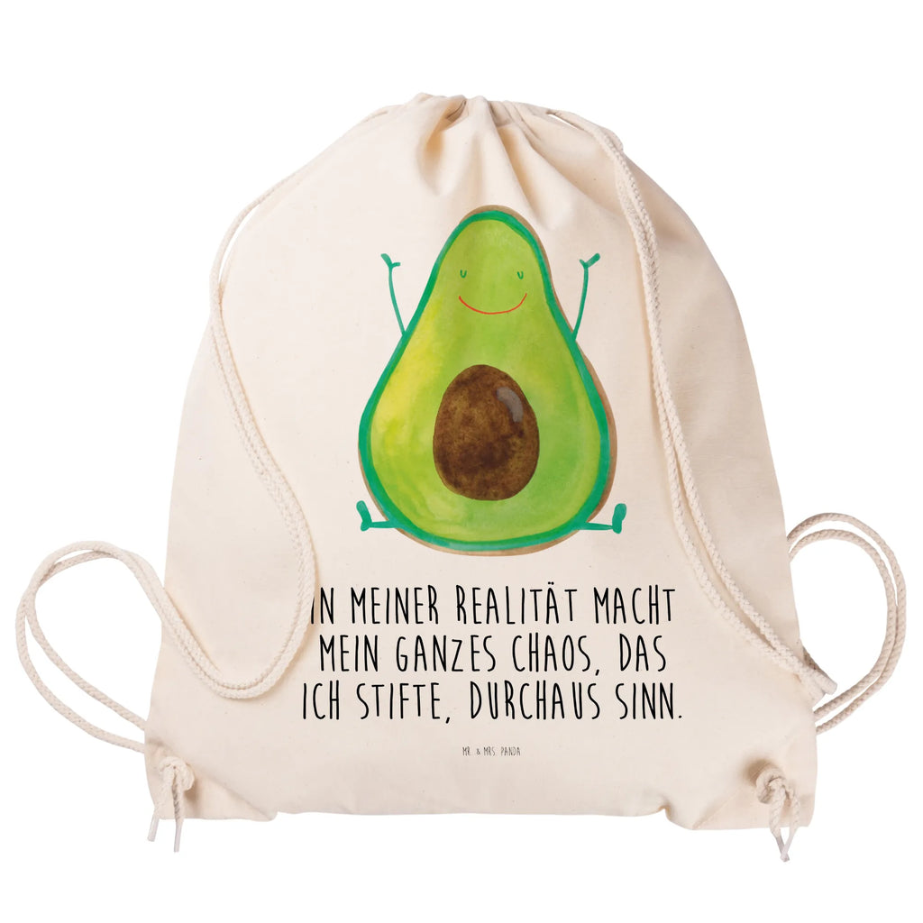 Sportbeutel Avocado Glücklich Sportbeutel, Turnbeutel, Beutel, Sporttasche, Tasche, Stoffbeutel, Sportbeutel Kinder, Gymsack, Beutel Rucksack, Kleine Sporttasche, Sportzubehör, Turnbeutel Baumwolle, Avocado, Veggie, Vegan, Gesund, Chaos