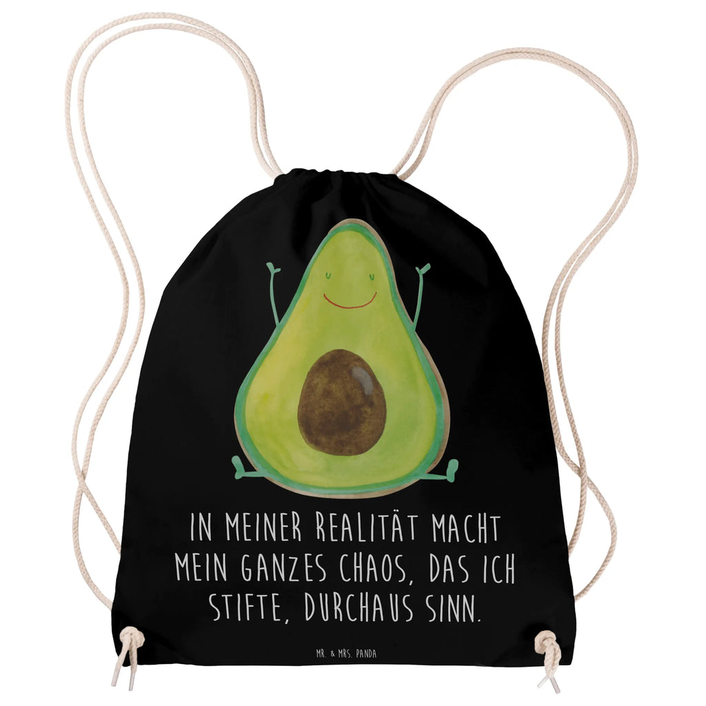 Sportbeutel Avocado Glücklich Sportbeutel, Turnbeutel, Beutel, Sporttasche, Tasche, Stoffbeutel, Sportbeutel Kinder, Gymsack, Beutel Rucksack, Kleine Sporttasche, Sportzubehör, Turnbeutel Baumwolle, Avocado, Veggie, Vegan, Gesund, Chaos