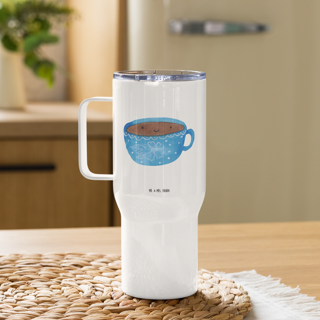 XXL Thermobecher Kaffee Tasse Thermobecher, XL Thermobecher, Reisebecher, XL Reisetasse, Großer Thermobecher, Autobecher, Jumbo Becher, Tiermotive, Gute Laune, lustige Sprüche, Tiere, Kaffee, Tasse, Liebe, Geschmack, Genuss, Glücklich