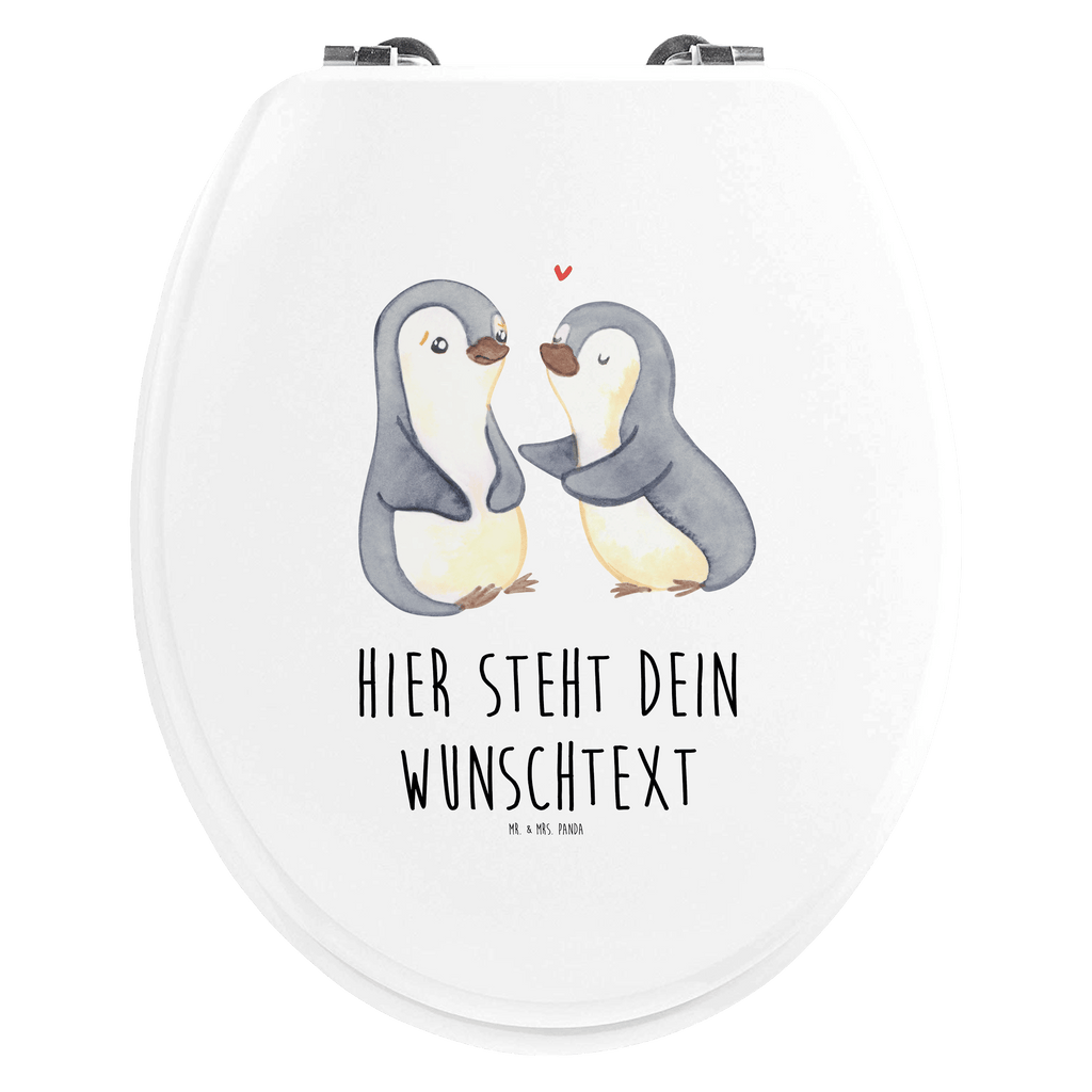 Personalisierter WC Sitz Motiv Pinguine trösten Personalisierte Klobrille, Personalisierter Klodeckel, Personalisierter Toilettendeckel, Personalisierter WC-Sitz, Toilettendeckel mit Namen, WC Sitz mit Namen, Liebe, Partner, Freund, Freundin, Ehemann, Ehefrau, Heiraten, Verlobung, Heiratsantrag, Liebesgeschenk, Jahrestag, Hocheitstag, Valentinstag, Geschenk für Frauen, Hochzeitstag, Mitbringsel, Geschenk für Freundin, Geschenk für Partner, Liebesbeweis, für Männer, für Ehemann