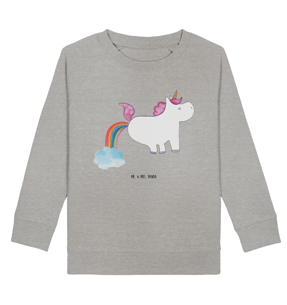 Organic Kinder Pullover Einhorn Pupsend Kinder Pullover, Kinder Sweatshirt, Jungen, Mädchen, Einhorn, Einhörner, Einhorn Deko, Pegasus, Unicorn, Pups, Regenbogen, Glitzer, Einhornpower, Erwachsenwerden, Spaß, lustig, Freundin