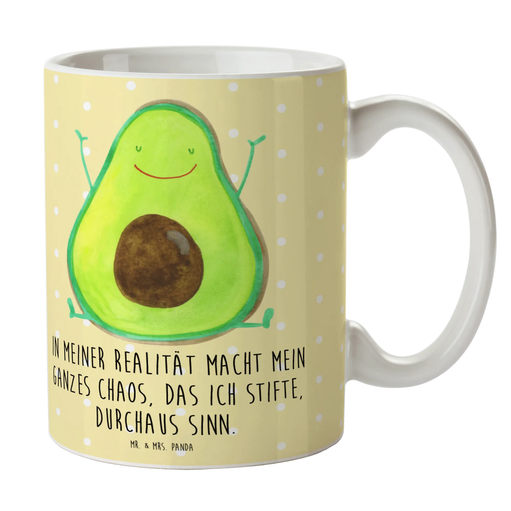 Tasse Avocado Glücklich Tasse, Kaffeetasse, Teetasse, Becher, Kaffeebecher, Teebecher, Keramiktasse, Porzellantasse, Büro Tasse, Geschenk Tasse, Tasse Sprüche, Tasse Motive, Kaffeetassen, Tasse bedrucken, Designer Tasse, Cappuccino Tassen, Schöne Teetassen, Avocado, Veggie, Vegan, Gesund, Chaos