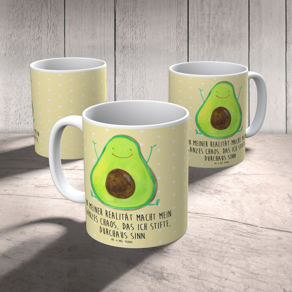 Tasse Avocado Glücklich Tasse, Kaffeetasse, Teetasse, Becher, Kaffeebecher, Teebecher, Keramiktasse, Porzellantasse, Büro Tasse, Geschenk Tasse, Tasse Sprüche, Tasse Motive, Kaffeetassen, Tasse bedrucken, Designer Tasse, Cappuccino Tassen, Schöne Teetassen, Avocado, Veggie, Vegan, Gesund, Chaos