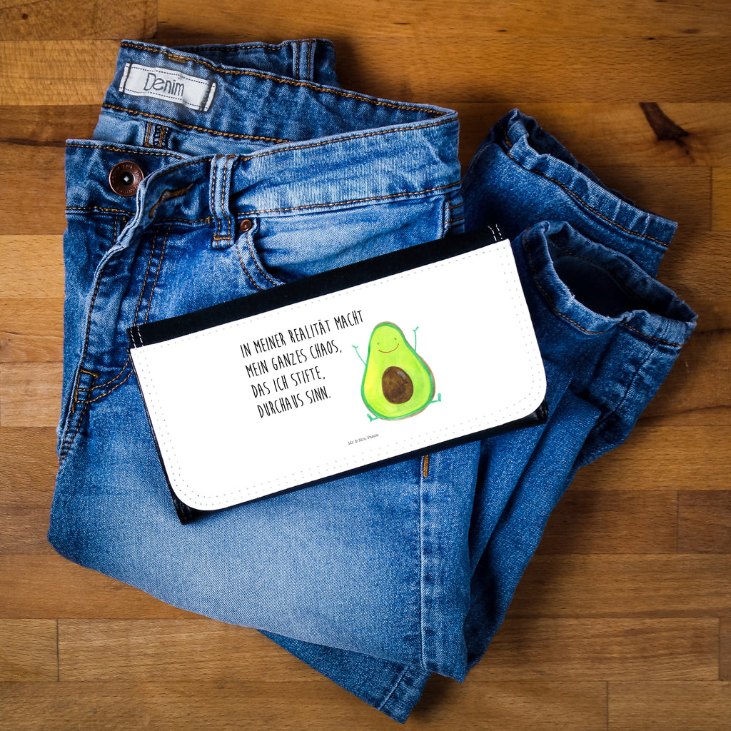 Damen Portemonnaie Avocado Glücklich Portemonnaie, Portemonee, Geldbörse, Damen, Groß, XXL, Geldbeutel, Portemonnaies, Avocado, Veggie, Vegan, Gesund, Chaos