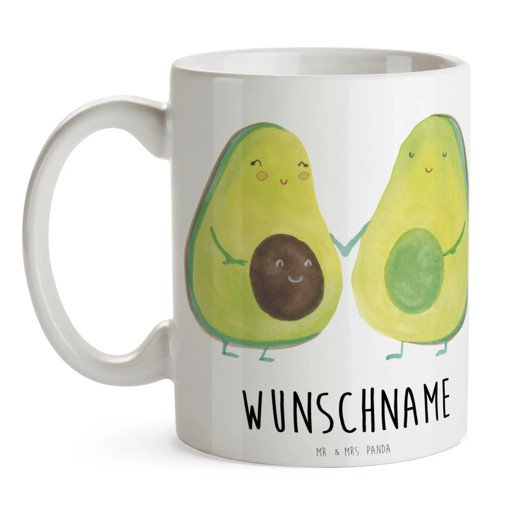 Personalisierte Tasse Avocado Pärchen Personalisierte Tasse, Namenstasse, Wunschname, Personalisiert, Tasse, Namen, Drucken, Tasse mit Namen, Avocado, Veggie, Vegan, Gesund, Avocuddle, Liebe, Schwangerschaft, Familie, Babyshower, Babyparty, Hochzeit, Kinder, Avocados, Geburt