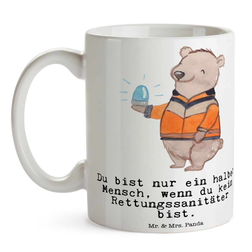 Tasse Rettungssanitäter mit Herz Tasse, Kaffeetasse, Teetasse, Becher, Kaffeebecher, Teebecher, Keramiktasse, Porzellantasse, Büro Tasse, Geschenk Tasse, Tasse Sprüche, Tasse Motive, Kaffeetassen, Tasse bedrucken, Designer Tasse, Cappuccino Tassen, Schöne Teetassen, Beruf, Ausbildung, Jubiläum, Abschied, Rente, Kollege, Kollegin, Geschenk, Schenken, Arbeitskollege, Mitarbeiter, Firma, Danke, Dankeschön