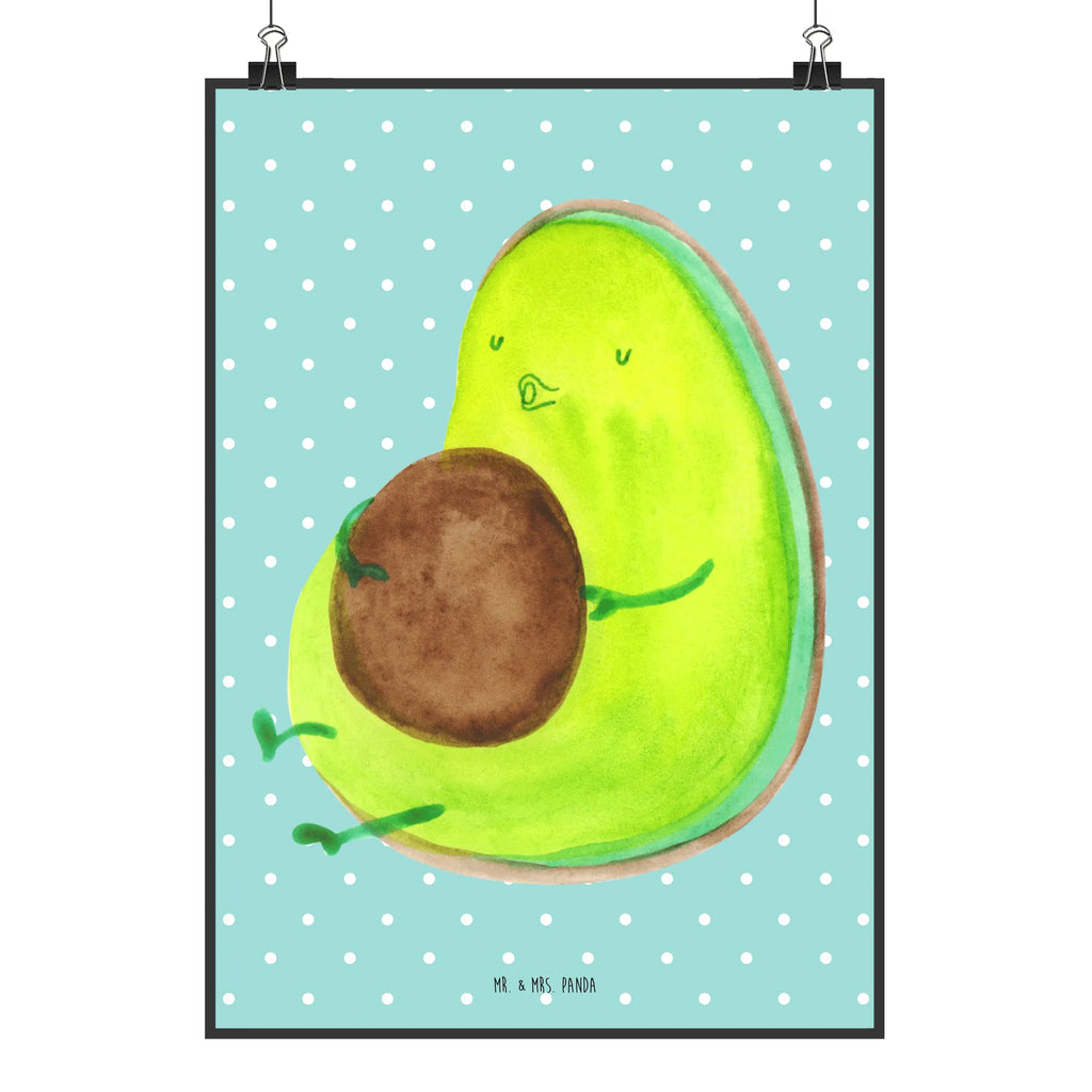 Poster Avocado Pfeifen Poster, Wandposter, Bild, Wanddeko, Küchenposter, Kinderposter, Wanddeko Bild, Raumdekoration, Wanddekoration, Handgemaltes Poster, Mr. & Mrs. Panda Poster, Designposter, Kunstdruck, Posterdruck, Avocado, Veggie, Vegan, Gesund, Diät, Abnehmen, Ernährung, dick sein