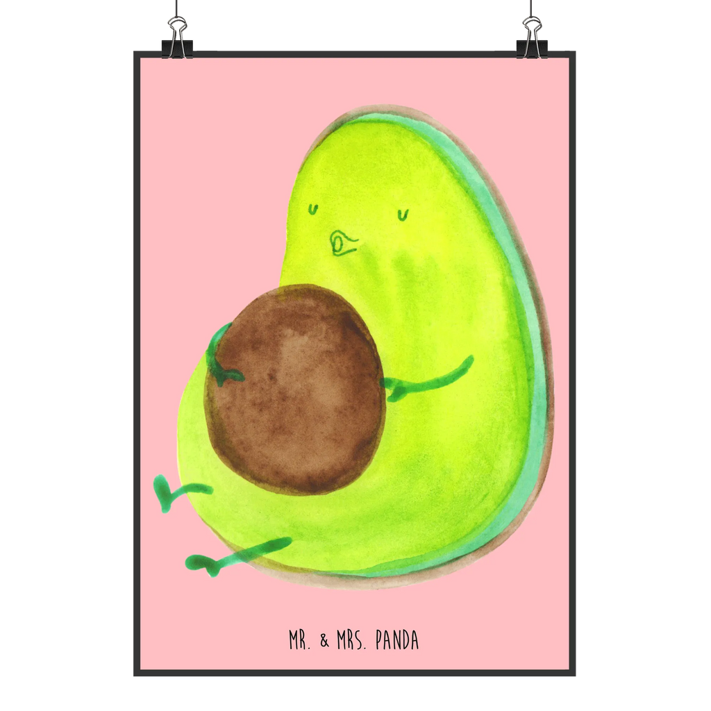 Poster Avocado Pfeifen Poster, Wandposter, Bild, Wanddeko, Küchenposter, Kinderposter, Wanddeko Bild, Raumdekoration, Wanddekoration, Handgemaltes Poster, Mr. & Mrs. Panda Poster, Designposter, Kunstdruck, Posterdruck, Avocado, Veggie, Vegan, Gesund, Diät, Abnehmen, Ernährung, dick sein