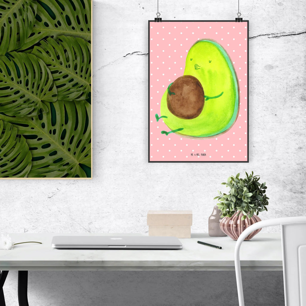 Poster Avocado Pfeifen Poster, Wandposter, Bild, Wanddeko, Küchenposter, Kinderposter, Wanddeko Bild, Raumdekoration, Wanddekoration, Handgemaltes Poster, Mr. & Mrs. Panda Poster, Designposter, Kunstdruck, Posterdruck, Avocado, Veggie, Vegan, Gesund, Diät, Abnehmen, Ernährung, dick sein