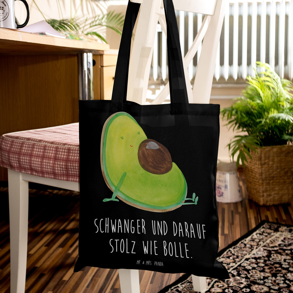 Tragetasche Avocado schwanger Beuteltasche, Beutel, Einkaufstasche, Jutebeutel, Stoffbeutel, Tasche, Shopper, Umhängetasche, Strandtasche, Schultertasche, Stofftasche, Tragetasche, Badetasche, Jutetasche, Einkaufstüte, Laptoptasche, Avocado, Veggie, Vegan, Gesund, schwanger, Schwangerschaft, Babyparty, Babyshower