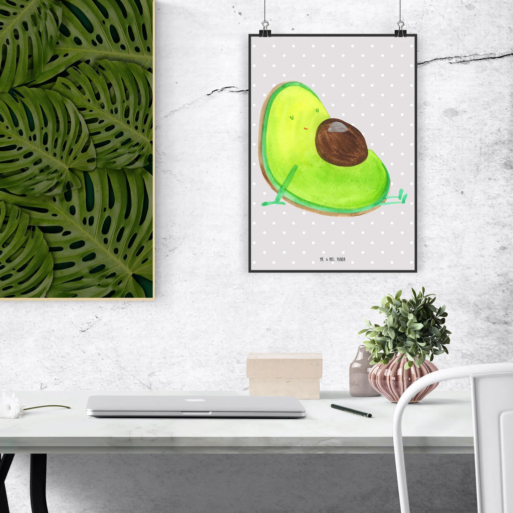 Poster Avocado Schwangerschaft Poster, Wandposter, Bild, Wanddeko, Küchenposter, Kinderposter, Wanddeko Bild, Raumdekoration, Wanddekoration, Handgemaltes Poster, Mr. & Mrs. Panda Poster, Designposter, Kunstdruck, Posterdruck, Avocado, Veggie, Vegan, Gesund, schwanger, Schwangerschaft, Babyparty, Babyshower