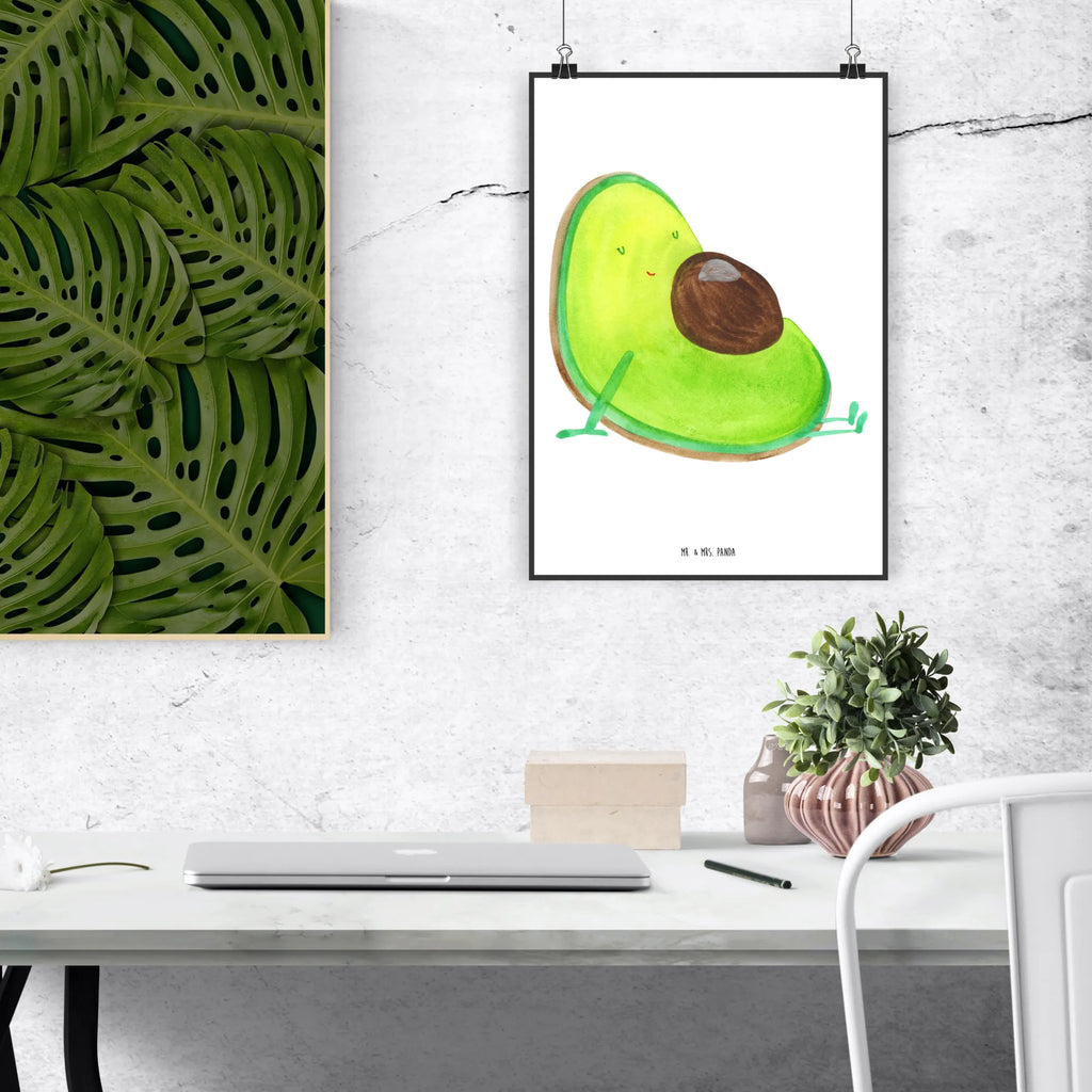 Poster Avocado Schwangerschaft Poster, Wandposter, Bild, Wanddeko, Küchenposter, Kinderposter, Wanddeko Bild, Raumdekoration, Wanddekoration, Handgemaltes Poster, Mr. & Mrs. Panda Poster, Designposter, Kunstdruck, Posterdruck, Avocado, Veggie, Vegan, Gesund, schwanger, Schwangerschaft, Babyparty, Babyshower