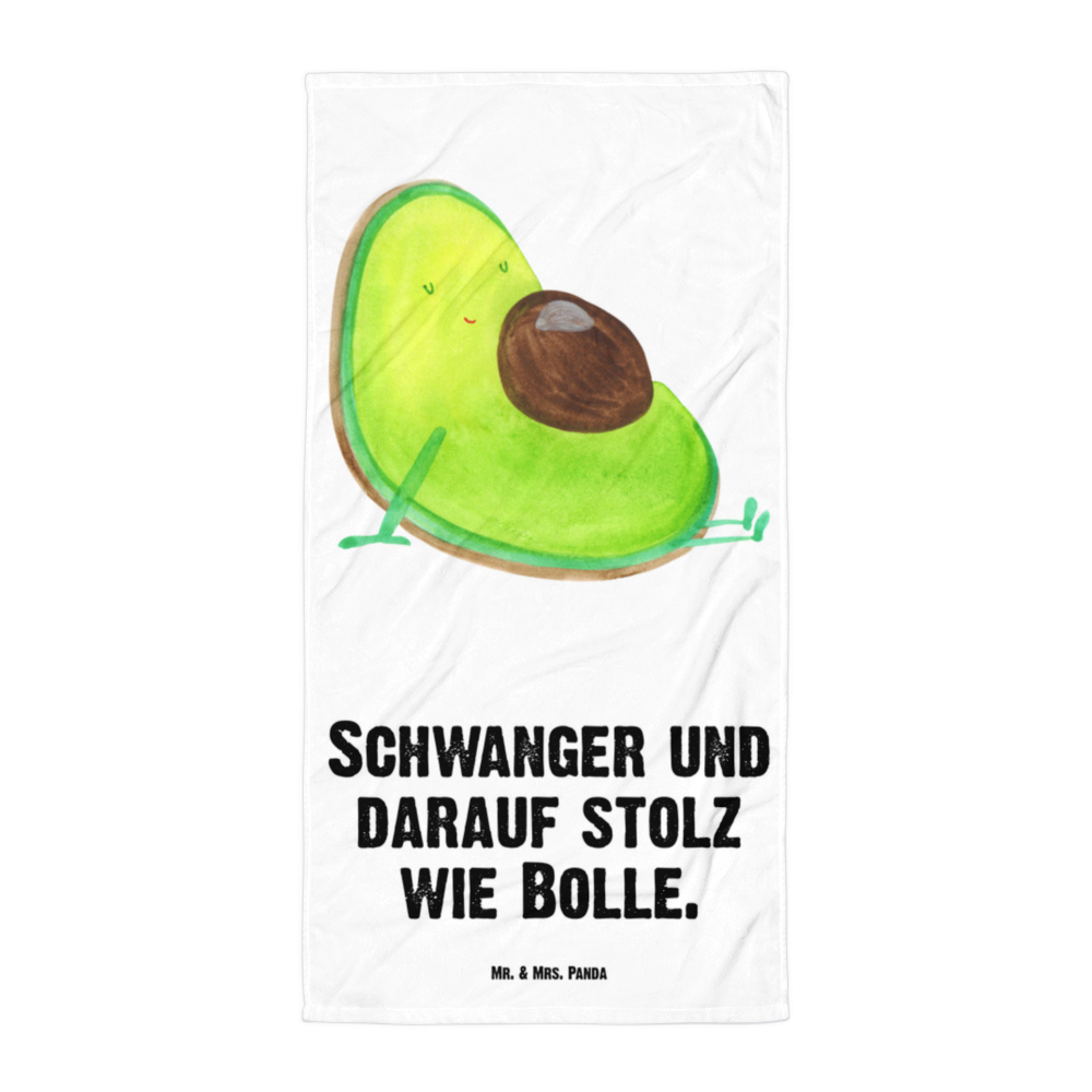 XL Badehandtuch Avocado Schwangerschaft Handtuch, Badetuch, Duschtuch, Strandtuch, Saunatuch, Avocado, Veggie, Vegan, Gesund, schwanger, Schwangerschaft, Babyparty, Babyshower