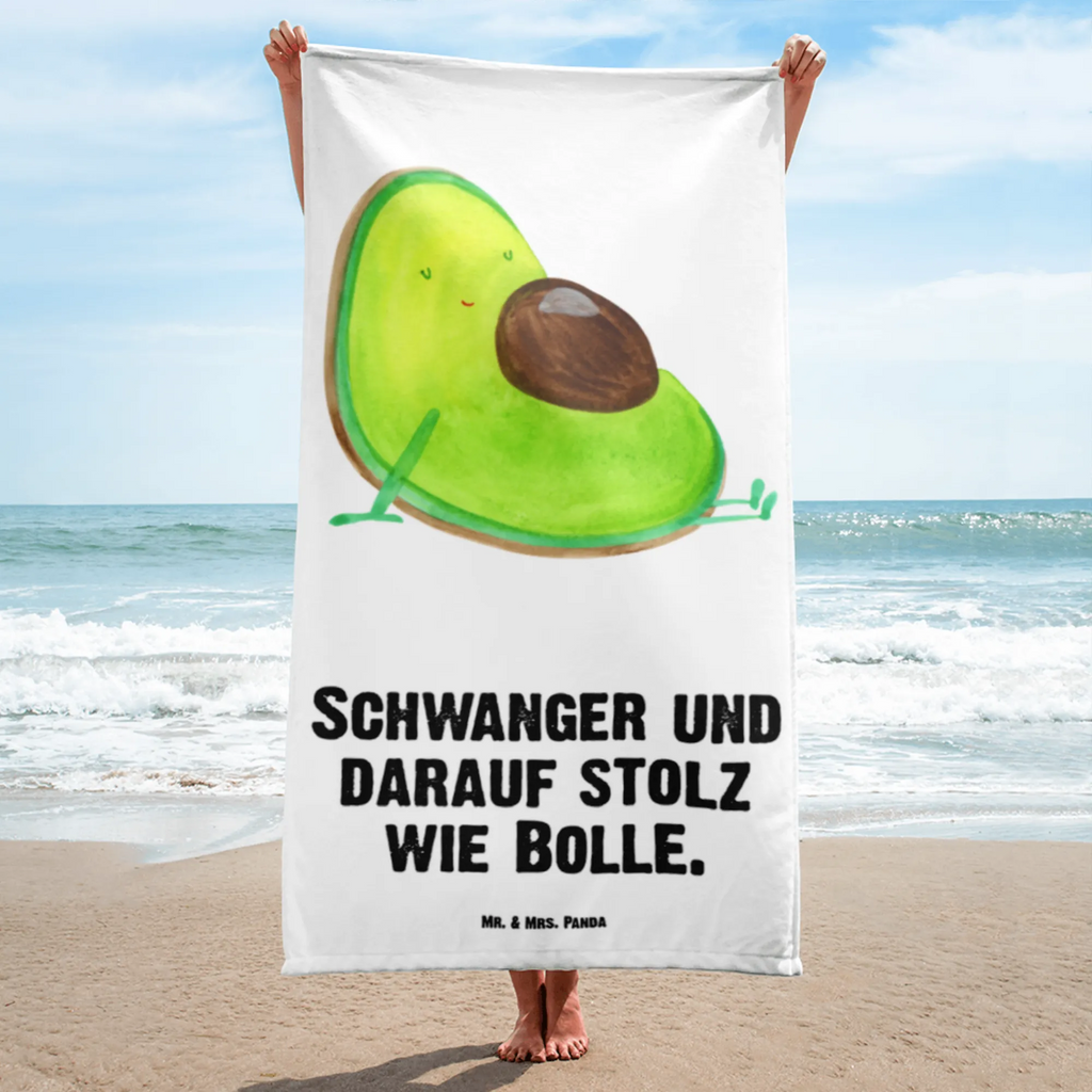 XL Badehandtuch Avocado Schwangerschaft Handtuch, Badetuch, Duschtuch, Strandtuch, Saunatuch, Avocado, Veggie, Vegan, Gesund, schwanger, Schwangerschaft, Babyparty, Babyshower