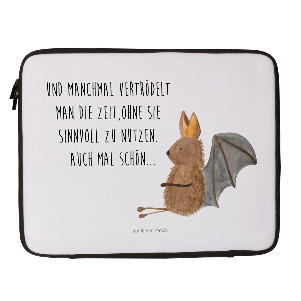 Notebook Tasche Fledermaus Sitzen Notebook Tasche, Laptop, Computertasche, Tasche, Notebook-Tasche, Notebook-Reisehülle, Notebook Schutz, Tiermotive, Gute Laune, lustige Sprüche, Tiere, Fledermaus, Fledermäuse, Motivation, entspannen