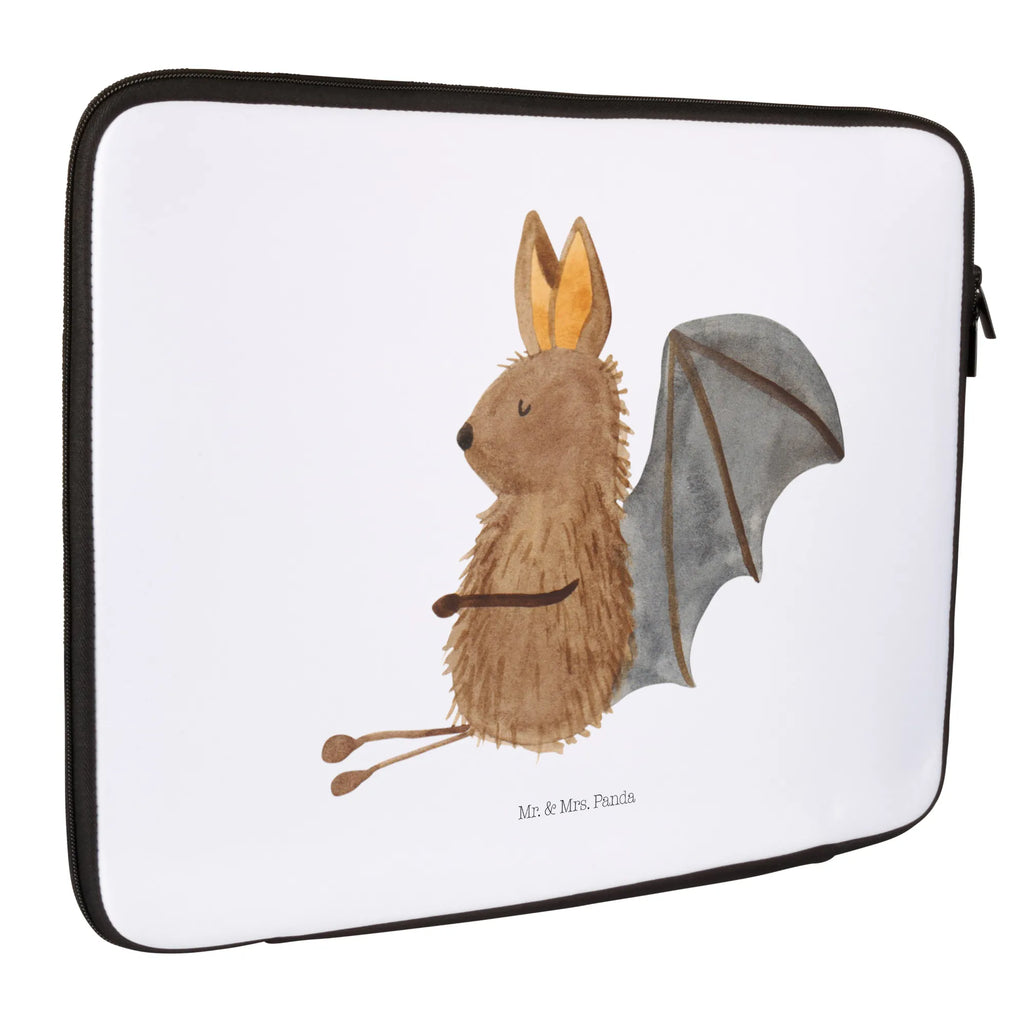 Notebook Tasche Fledermaus Sitzen Notebook Tasche, Laptop, Computertasche, Tasche, Notebook-Tasche, Notebook-Reisehülle, Notebook Schutz, Tiermotive, Gute Laune, lustige Sprüche, Tiere, Fledermaus, Fledermäuse, Motivation, entspannen