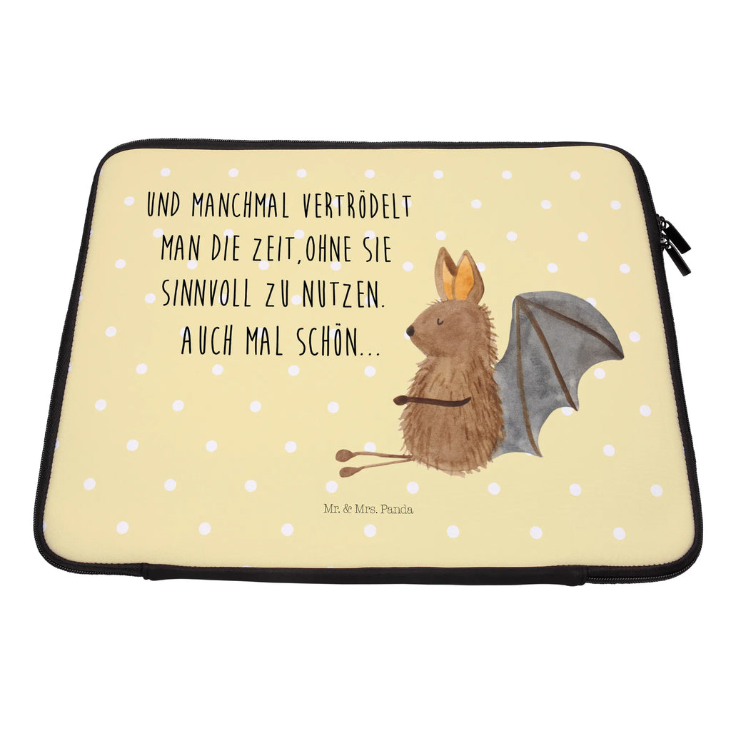 Notebook Tasche Fledermaus Sitzen Notebook Tasche, Laptop, Computertasche, Tasche, Notebook-Tasche, Notebook-Reisehülle, Notebook Schutz, Tiermotive, Gute Laune, lustige Sprüche, Tiere, Fledermaus, Fledermäuse, Motivation, entspannen