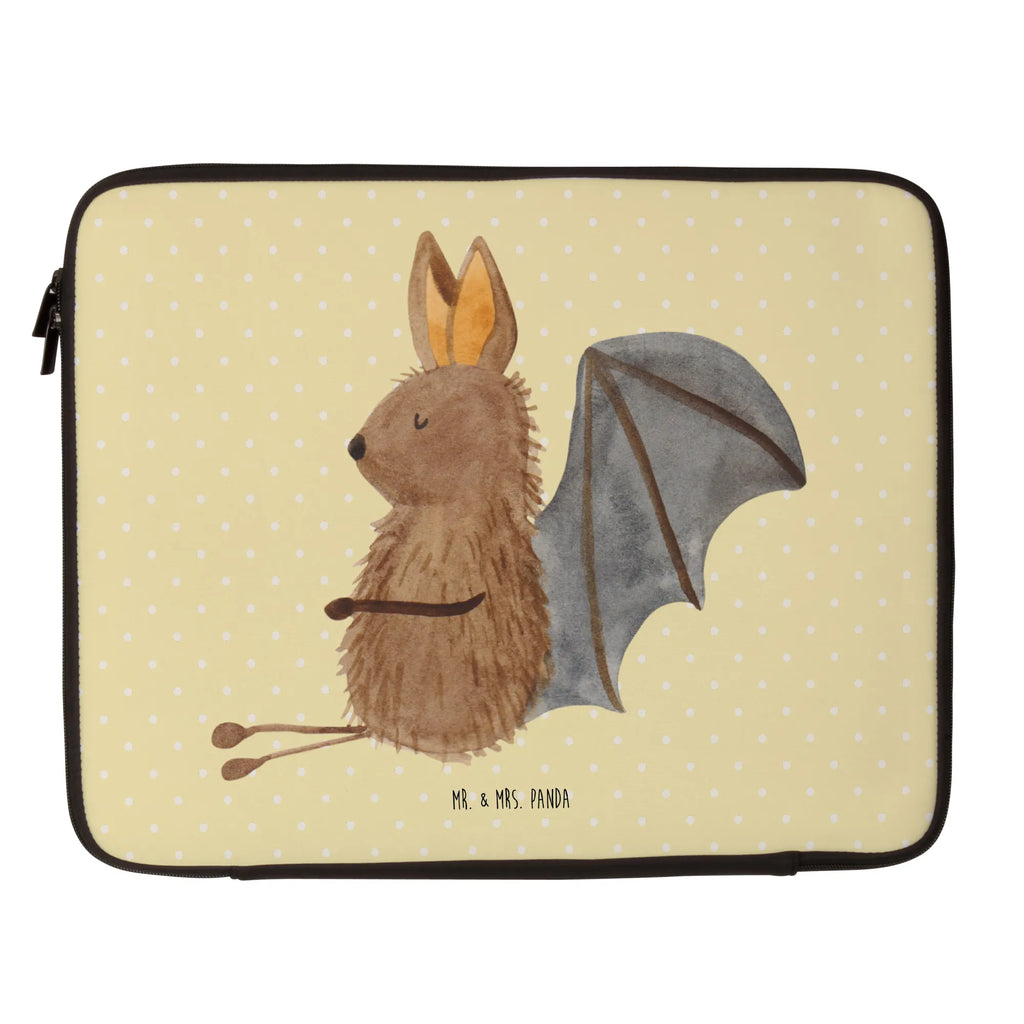 Notebook Tasche Fledermaus Sitzen Notebook Tasche, Laptop, Computertasche, Tasche, Notebook-Tasche, Notebook-Reisehülle, Notebook Schutz, Tiermotive, Gute Laune, lustige Sprüche, Tiere, Fledermaus, Fledermäuse, Motivation, entspannen