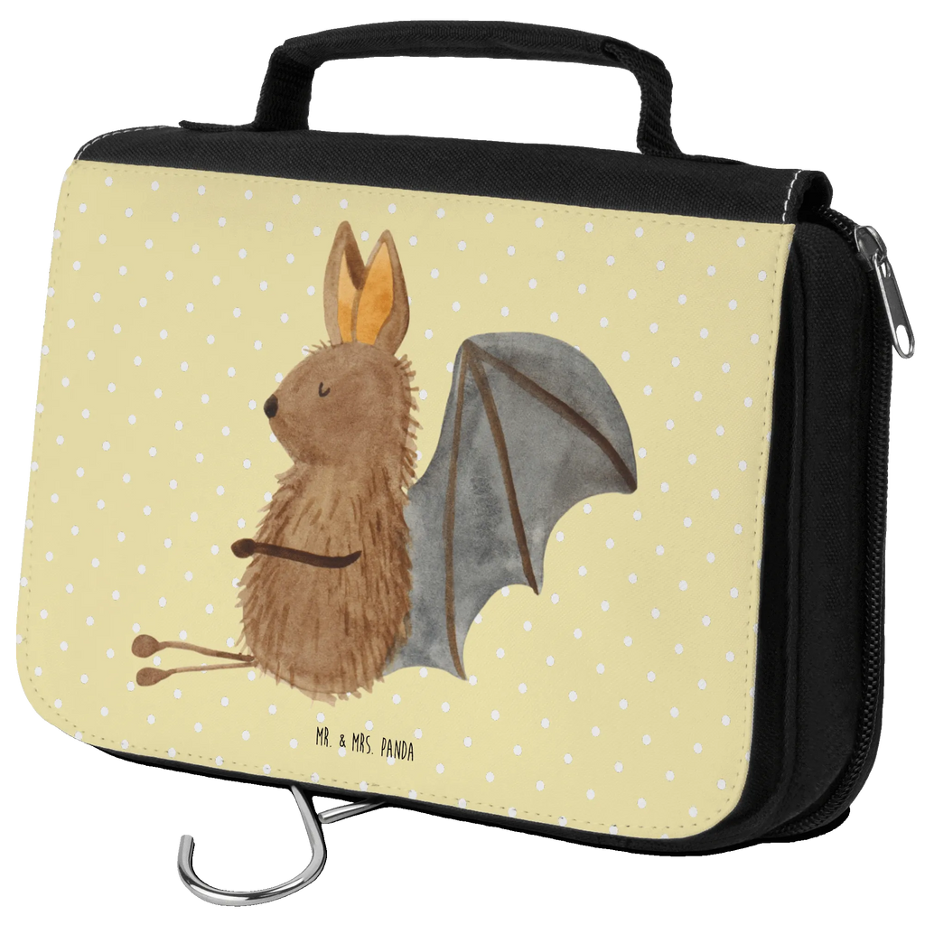 Kulturbeutel Fledermaus Sitzen Kulturbeutel, Zum Aufhängen, Waschtasche, Kosmetiktasche, Damen, Herren, Aufbewahrungstasche, Schminktasche, Kosmetikbeutel, Organizer, Kulturtasche, Schminkutensil, Tiermotive, Gute Laune, lustige Sprüche, Tiere, Fledermaus, Fledermäuse, Motivation, entspannen