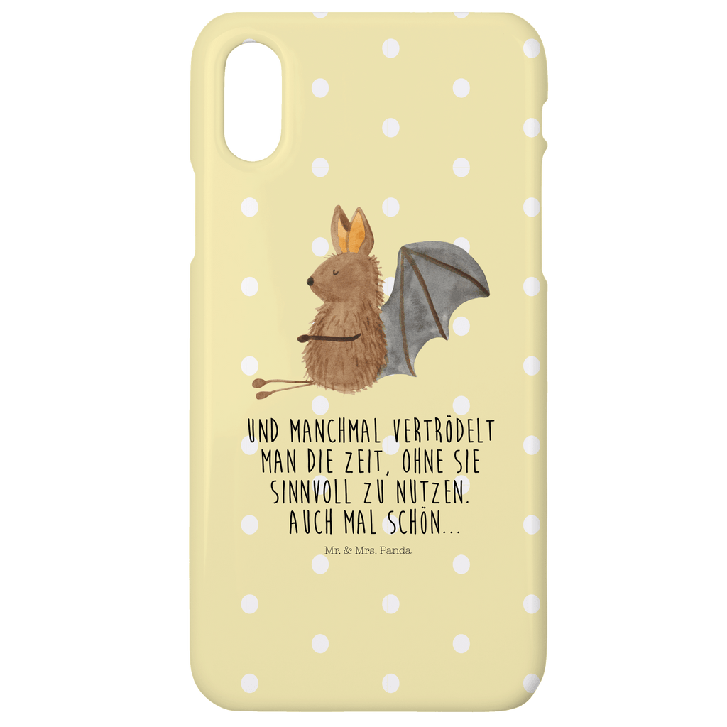 Handyhülle Fledermaus Sitzen Handyhülle, Handycover, Cover, Handy, Hülle, Iphone 10, Iphone X, Tiermotive, Gute Laune, lustige Sprüche, Tiere, Fledermaus, Fledermäuse, Motivation, entspannen