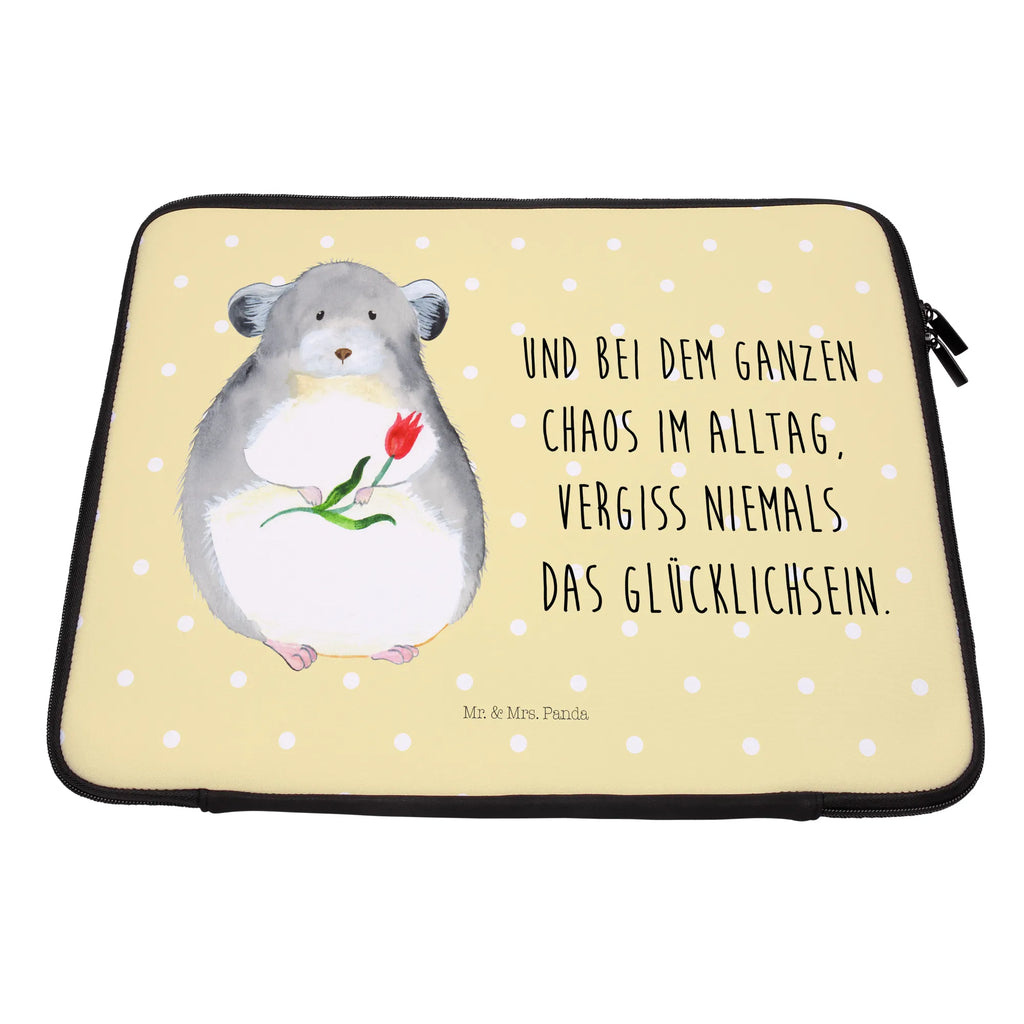 Notebook Tasche Chinchilla Blume Notebook Tasche, Laptop, Computertasche, Tasche, Notebook-Tasche, Notebook-Reisehülle, Notebook Schutz, Tiermotive, Gute Laune, lustige Sprüche, Tiere, Chinchilla, Chinchillas, Liebeskummer, Kummer, Depressionen, traurig sein, Chaos, Glücklichsein, Büro, Büroalltag