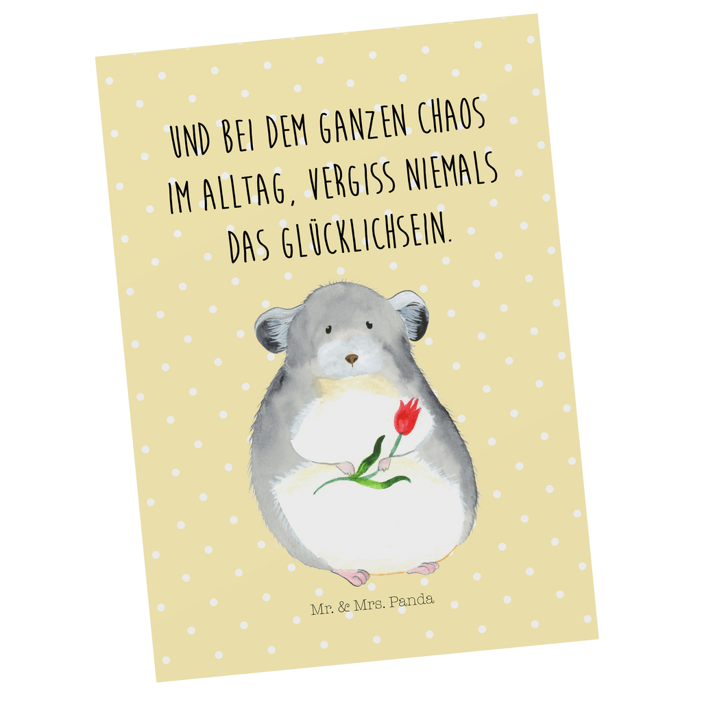 Postkarte Chinchilla Blume Postkarte, Karte, Geschenkkarte, Grußkarte, Einladung, Ansichtskarte, Geburtstagskarte, Einladungskarte, Dankeskarte, Ansichtskarten, Einladung Geburtstag, Einladungskarten Geburtstag, Tiermotive, Gute Laune, lustige Sprüche, Tiere, Chinchilla, Chinchillas, Liebeskummer, Kummer, Depressionen, traurig sein, Chaos, Glücklichsein, Büro, Büroalltag