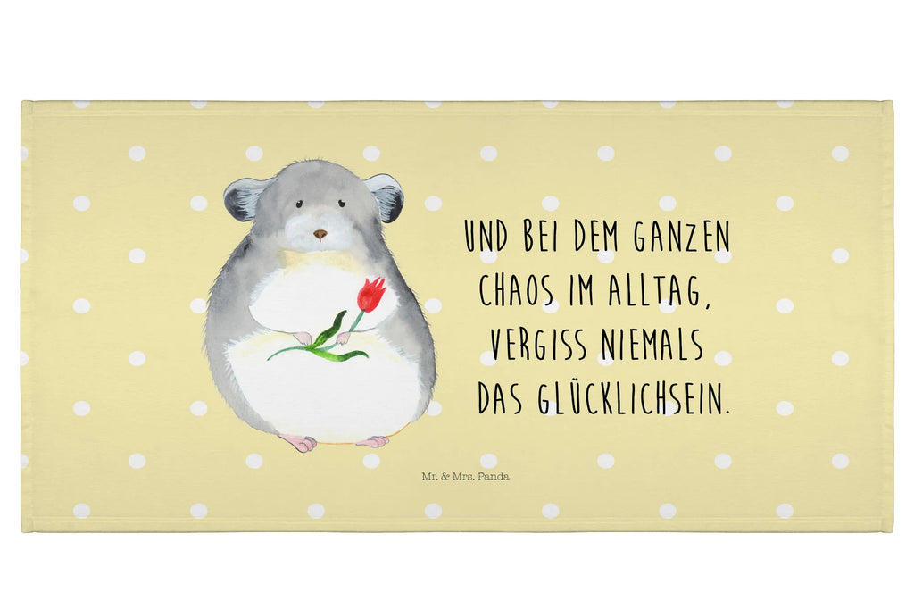 Handtuch Chinchilla Blume Handtuch, Badehandtuch, Badezimmer, Handtücher, groß, Kinder, Baby, Tiermotive, Gute Laune, lustige Sprüche, Tiere, Chinchilla, Chinchillas, Liebeskummer, Kummer, Depressionen, traurig sein, Chaos, Glücklichsein, Büro, Büroalltag