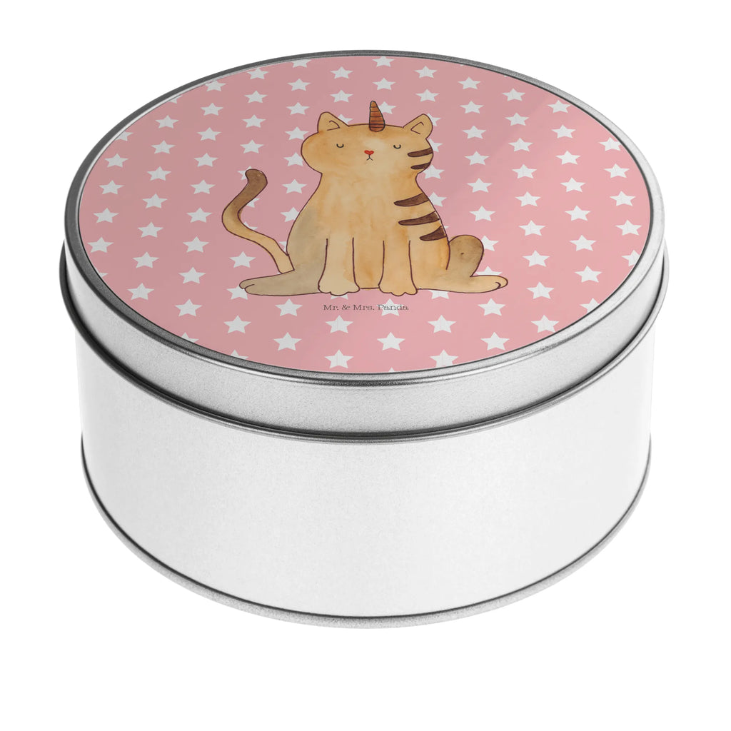 Blechdose rund Einhorn Katze Metalldose, Keksdose, Dose, Vorratsdose, Geschenkbox, Lunchbox, Aufbewahrungsbox, Vorratsdosen, Metallkiste, Metallbox, Metallboxen, Aufbewahrungskiste, Geschenkkiste, Blechdosen mit Deckel, Metallkiste mit Deckel, Vorratsdosen mit Deckel, Metall Dose, Einhorn, Einhörner, Einhorn Deko, Unicorn, Katzer, Mieze, Regenbogen, Glitzer, Einhornpower, Erwachsenwerden, Katze, Katzenhorn, Einhornkatze, Kittyhorn