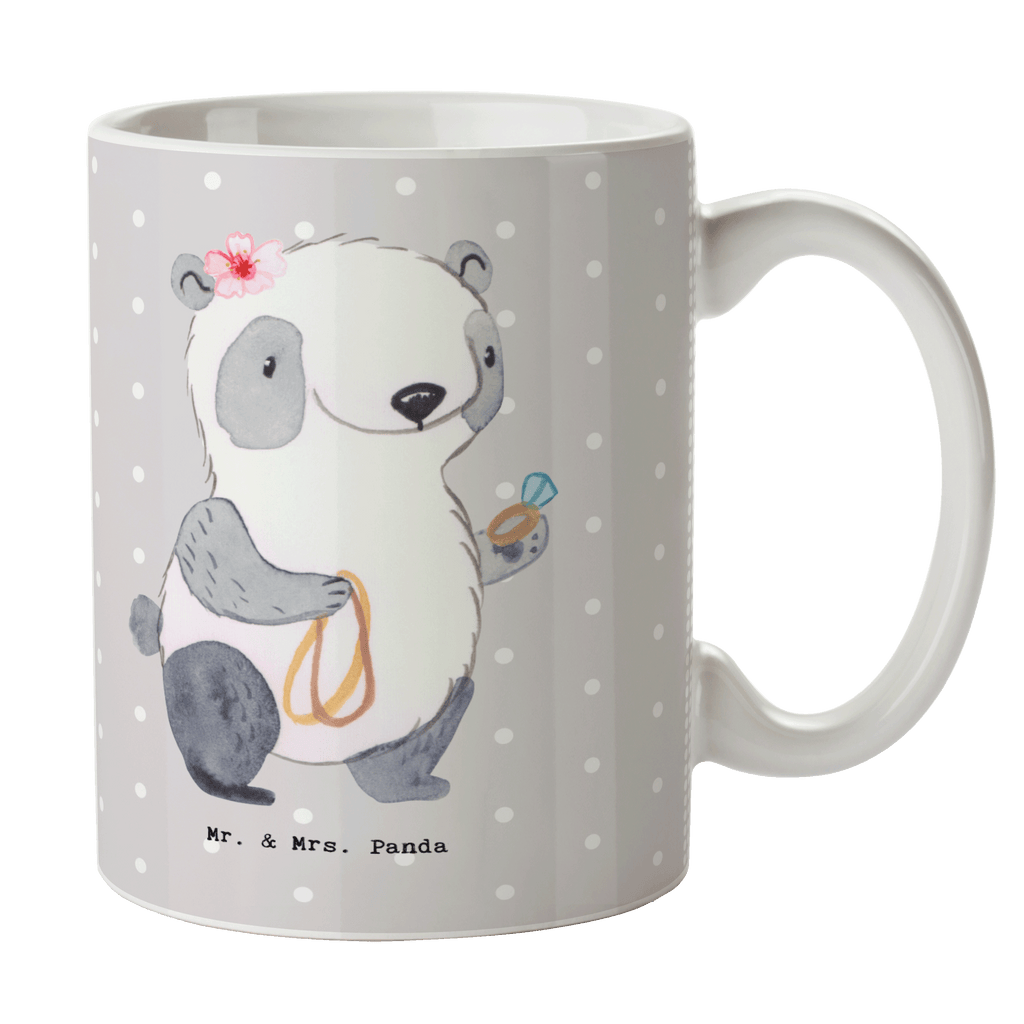 Tasse Schmuckverkäuferin mit Herz Tasse, Kaffeetasse, Teetasse, Becher, Kaffeebecher, Teebecher, Keramiktasse, Porzellantasse, Büro Tasse, Geschenk Tasse, Tasse Sprüche, Tasse Motive, Kaffeetassen, Tasse bedrucken, Designer Tasse, Cappuccino Tassen, Schöne Teetassen, Beruf, Ausbildung, Jubiläum, Abschied, Rente, Kollege, Kollegin, Geschenk, Schenken, Arbeitskollege, Mitarbeiter, Firma, Danke, Dankeschön, Schmuckverkäuferin, Juwelier, Goldschmied, Schmied, Schmuckwarenhändler, Schmuckgeschäft, Eröffnung