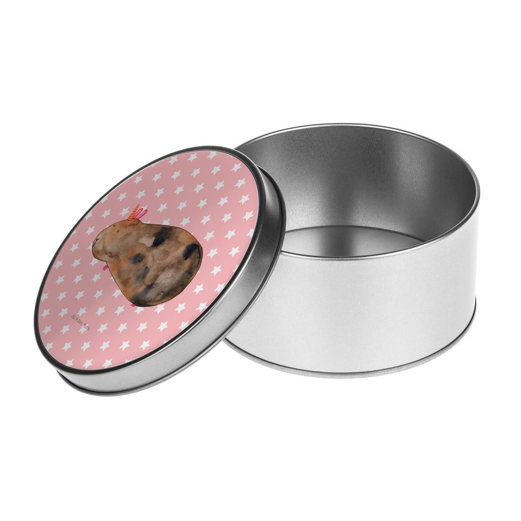 Blechdose rund Einhorn Meerschweinchen Metalldose, Keksdose, Dose, Vorratsdose, Geschenkbox, Lunchbox, Aufbewahrungsbox, Vorratsdosen, Metallkiste, Metallbox, Metallboxen, Aufbewahrungskiste, Geschenkkiste, Blechdosen mit Deckel, Metallkiste mit Deckel, Vorratsdosen mit Deckel, Metall Dose, Einhorn, Einhörner, Einhorn Deko, Pegasus, Unicorn, Meerhörnchen, Meericorn, Meerschwein, Meerschweinchen