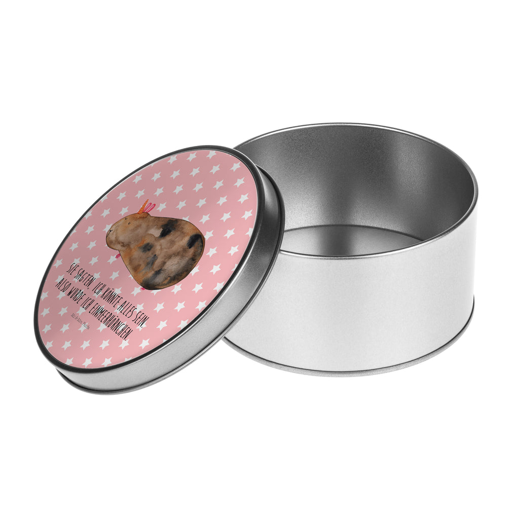 Blechdose rund Einhorn Meerschweinchen Metalldose, Keksdose, Dose, Vorratsdose, Geschenkbox, Lunchbox, Aufbewahrungsbox, Vorratsdosen, Metallkiste, Metallbox, Metallboxen, Aufbewahrungskiste, Geschenkkiste, Blechdosen mit Deckel, Metallkiste mit Deckel, Vorratsdosen mit Deckel, Metall Dose, Einhorn, Einhörner, Einhorn Deko, Pegasus, Unicorn, Meerhörnchen, Meericorn, Meerschwein, Meerschweinchen