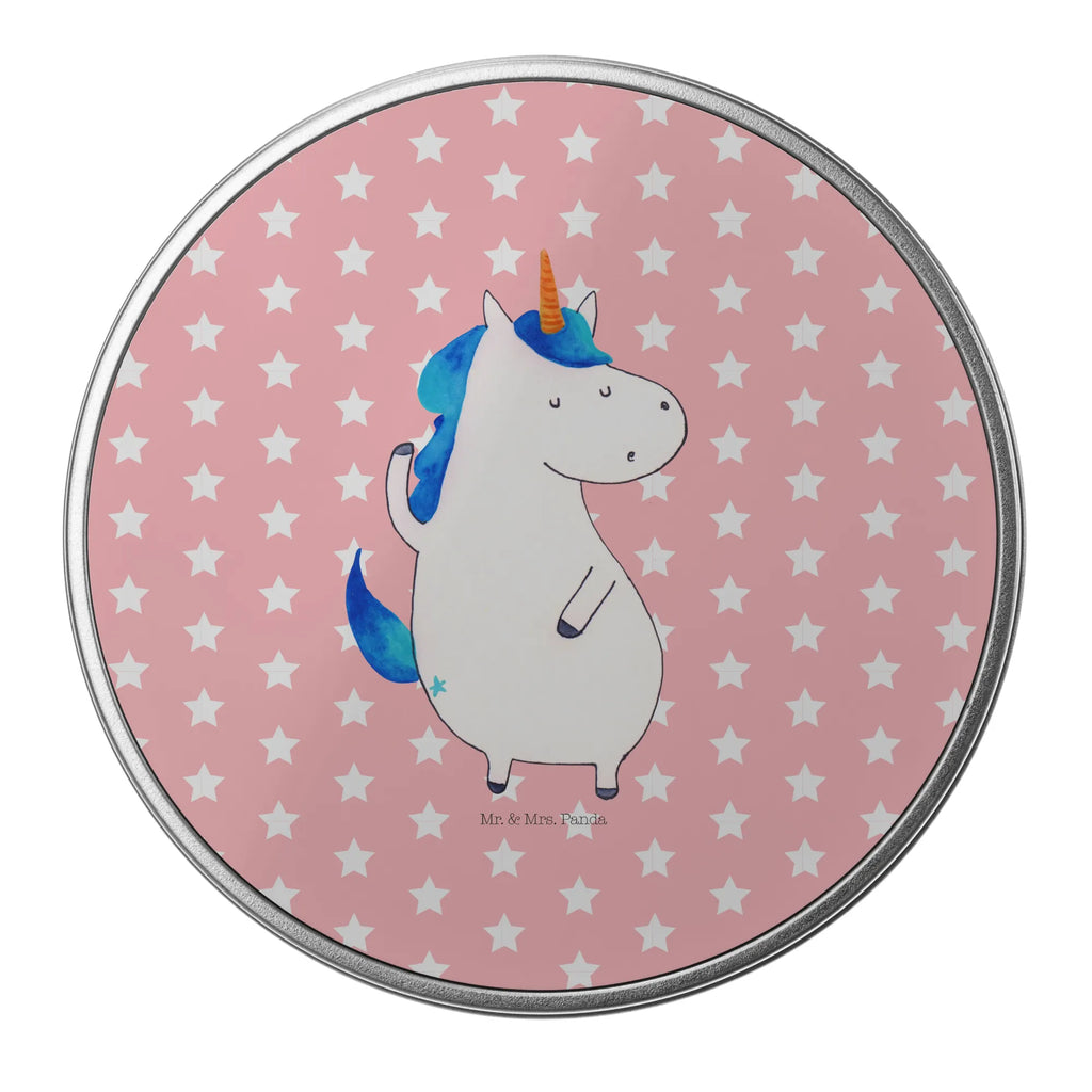 Blechdose rund Einhorn Mann Metalldose, Keksdose, Dose, Vorratsdose, Geschenkbox, Lunchbox, Aufbewahrungsbox, Vorratsdosen, Metallkiste, Metallbox, Metallboxen, Aufbewahrungskiste, Geschenkkiste, Blechdosen mit Deckel, Metallkiste mit Deckel, Vorratsdosen mit Deckel, Metall Dose, Einhorn, Einhörner, Einhorn Deko, Unicorn, cool, Mann, Freundin, Familie, bester Freund, BFF, Party, hübsch, beste