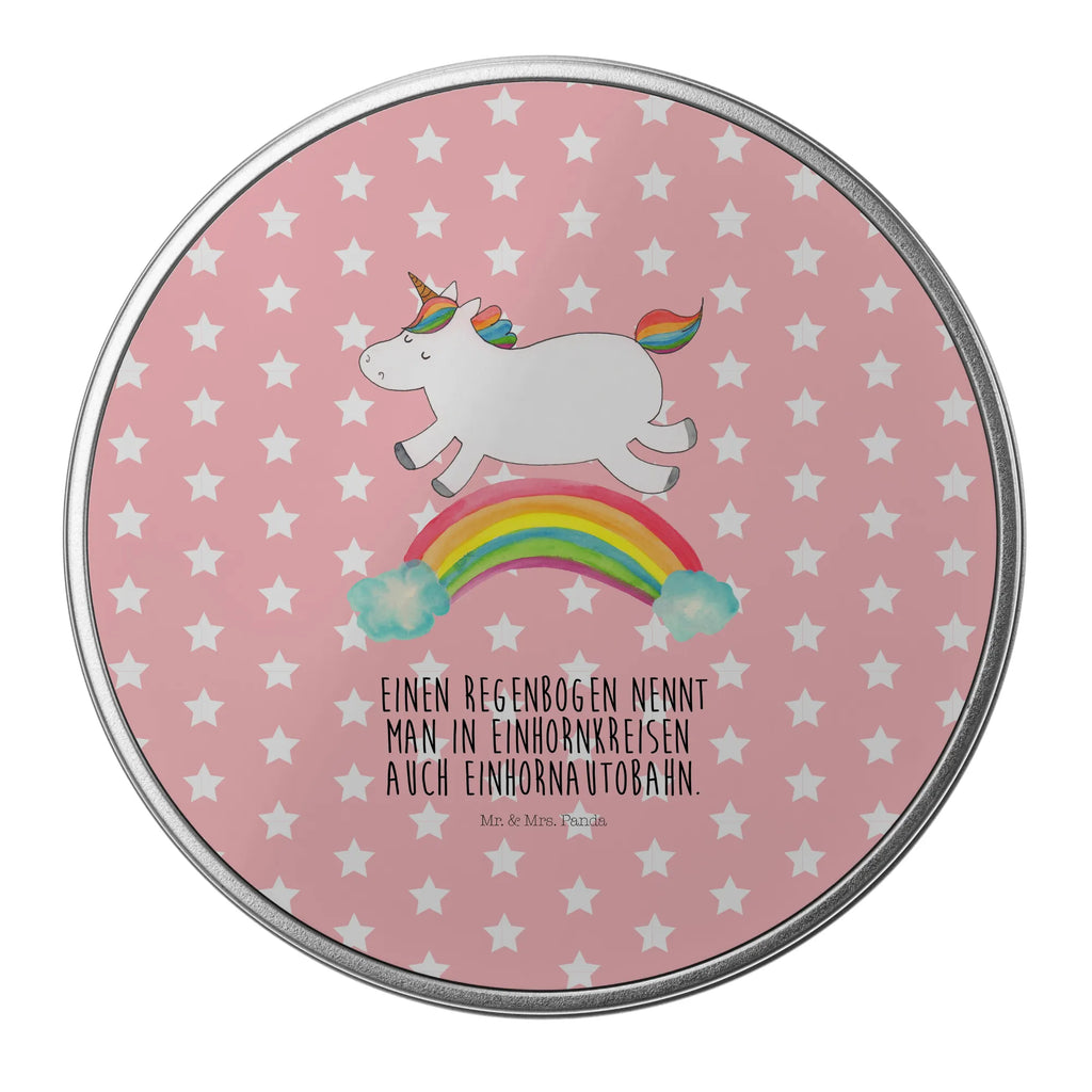 Blechdose rund Einhorn Regenbogen Metalldose, Keksdose, Dose, Vorratsdose, Geschenkbox, Lunchbox, Aufbewahrungsbox, Vorratsdosen, Metallkiste, Metallbox, Metallboxen, Aufbewahrungskiste, Geschenkkiste, Blechdosen mit Deckel, Metallkiste mit Deckel, Vorratsdosen mit Deckel, Metall Dose, Einhorn, Einhörner, Einhorn Deko, Pegasus, Unicorn, Regenbogen, Glitzer, Einhornpower, Erwachsenwerden, Einhornautobahn