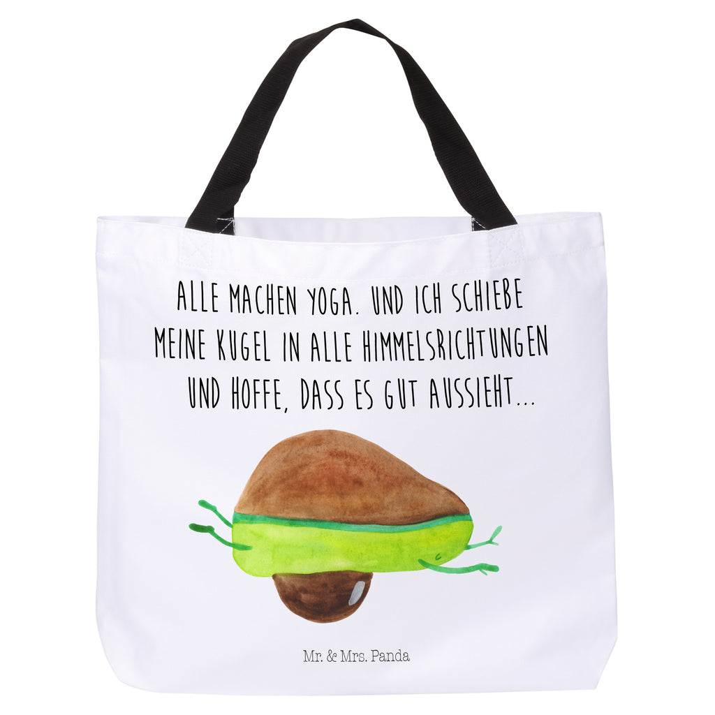 Shopper Avocado Yoga Beutel, Einkaufstasche, Tasche, Strandtasche, Einkaufsbeutel, Shopper, Schultasche, Freizeittasche, Tragebeutel, Schulbeutel, Alltagstasche, Avocado, Veggie, Vegan, Gesund, Avocado Yoga Vegan