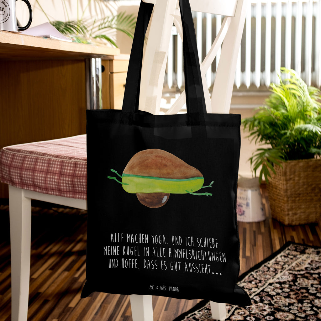 Tragetasche Avocado Yoga Beuteltasche, Beutel, Einkaufstasche, Jutebeutel, Stoffbeutel, Tasche, Shopper, Umhängetasche, Strandtasche, Schultertasche, Stofftasche, Tragetasche, Badetasche, Jutetasche, Einkaufstüte, Laptoptasche, Avocado, Veggie, Vegan, Gesund, Avocado Yoga Vegan